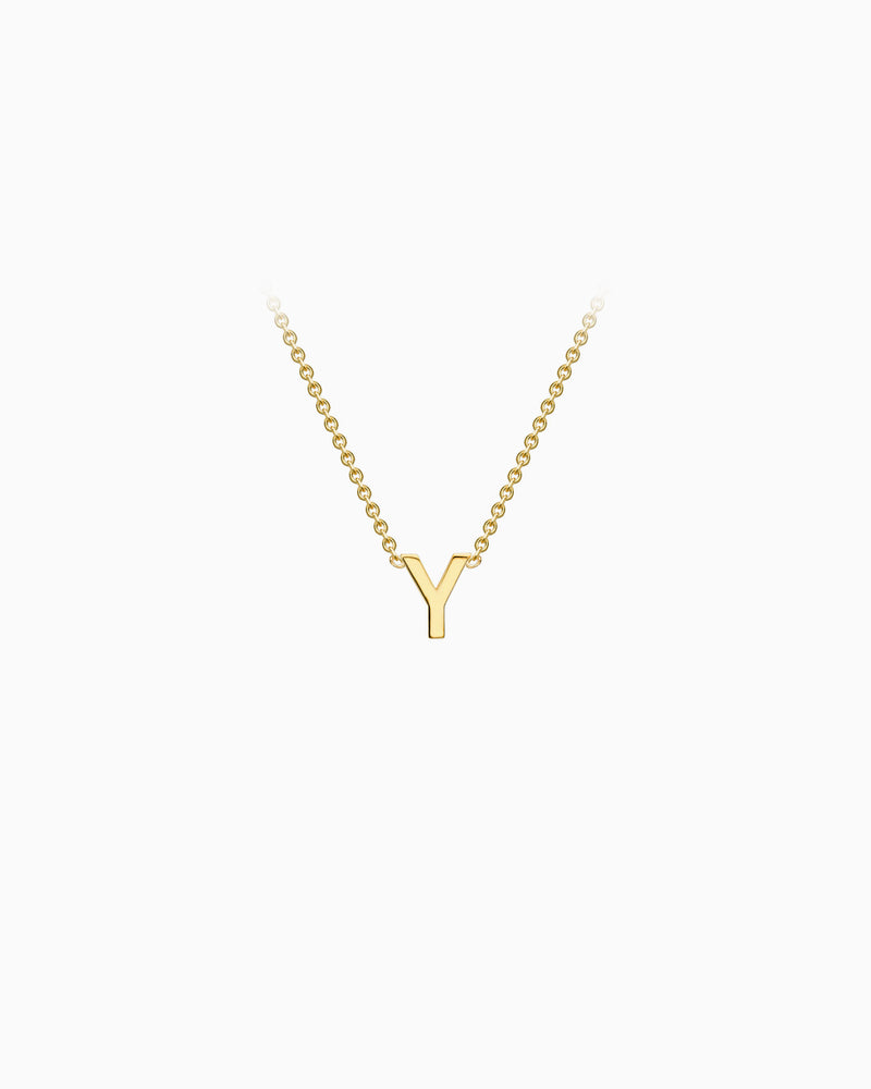 Initials 9K Gold Necklace | Zoe Olivia Jewellery Australia