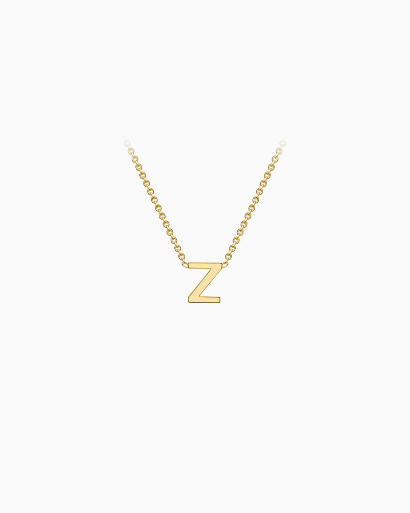 Initials 9K Gold Necklace | Zoe Olivia Jewellery Australia
