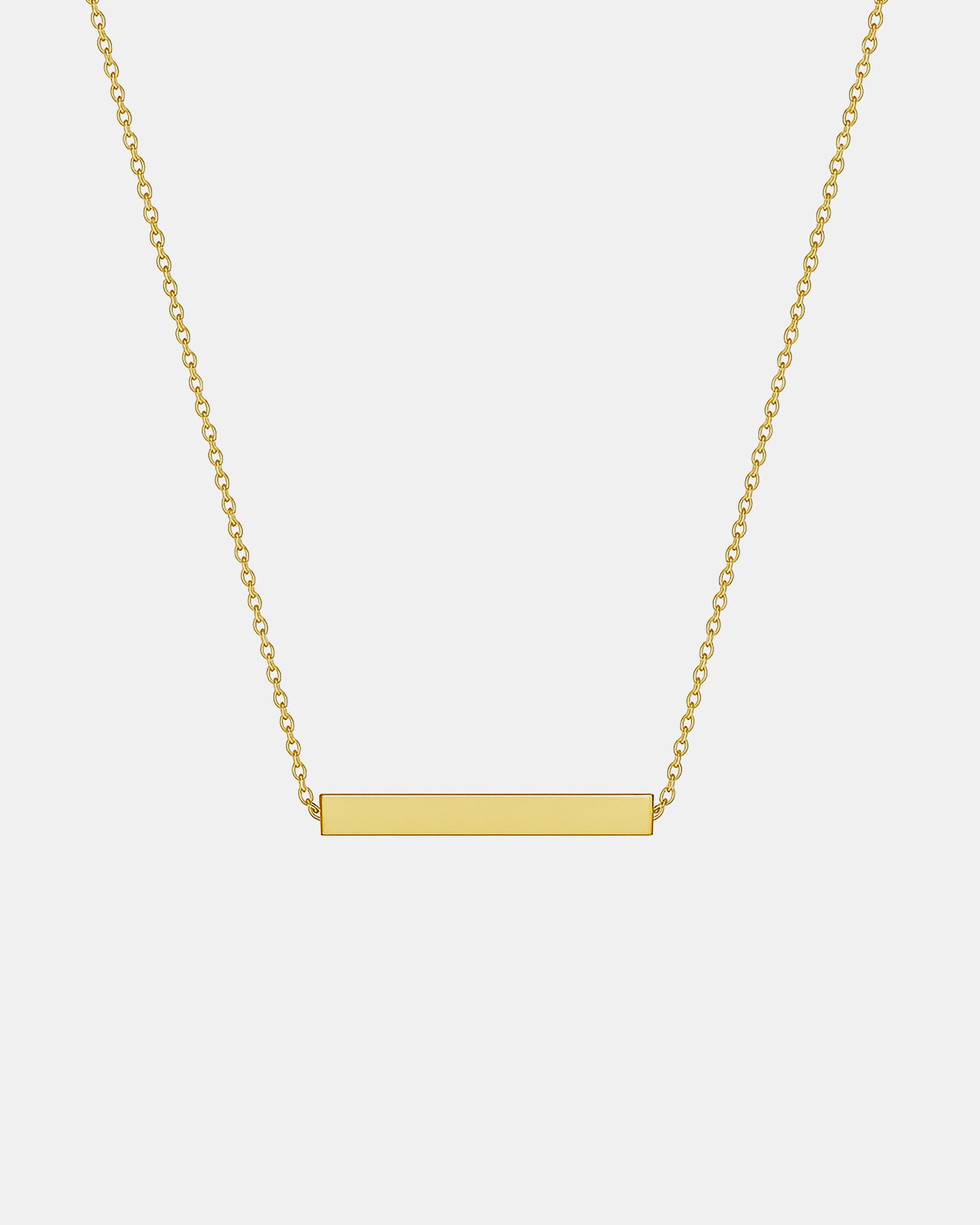 Essentials 9K Gold Bar Necklace | Zoe Olivia Jewellery Australia