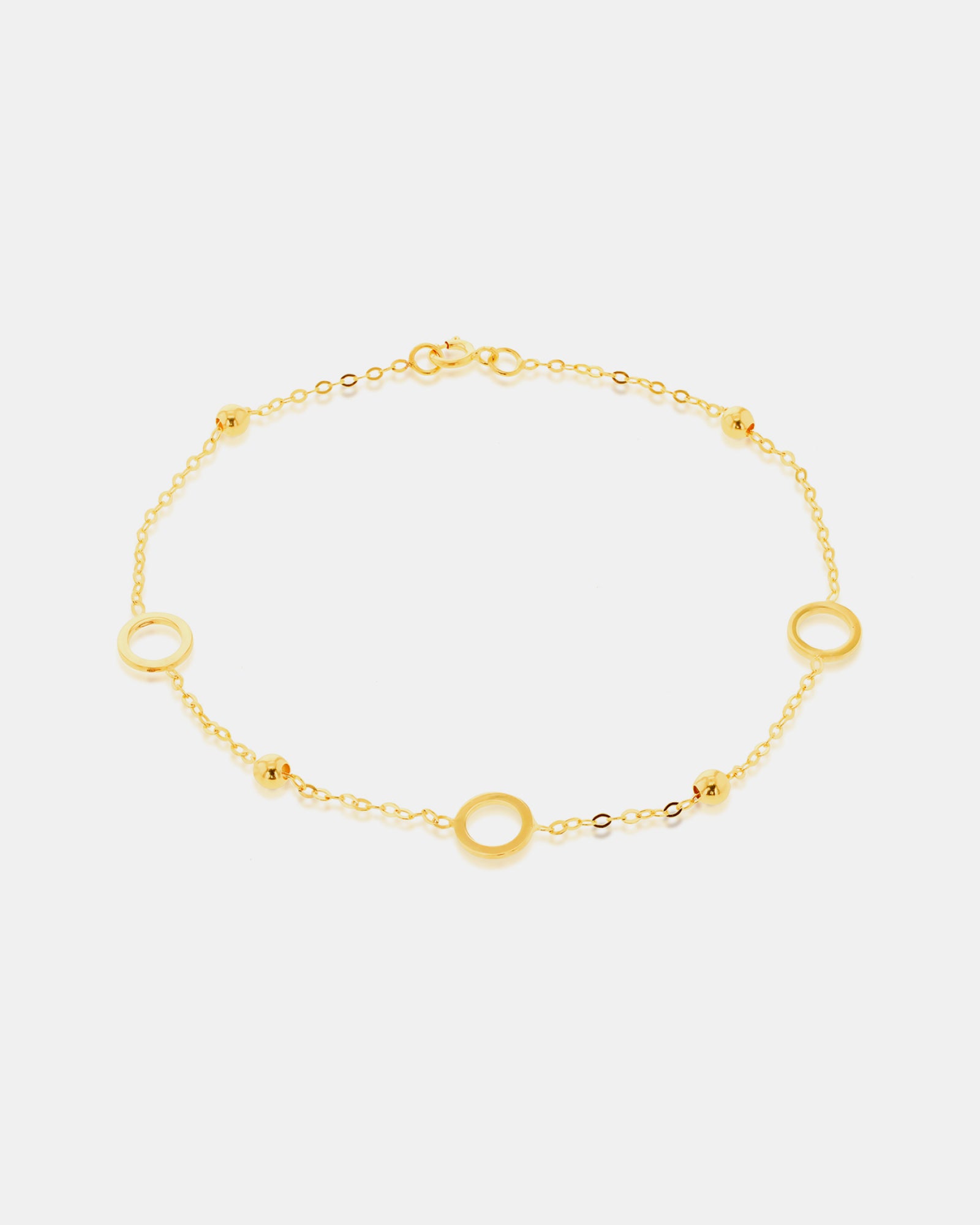 Essentials 9K Gold Circle Bead Bracelet | Zoe Olivia Jewellery Australia