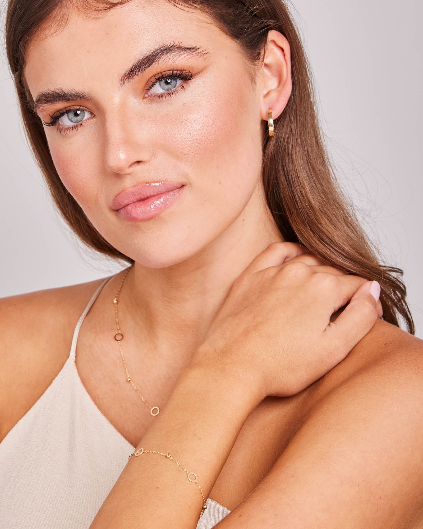 Essentials 9K Gold Circle Bead Bracelet | Zoe Olivia Jewellery Australia