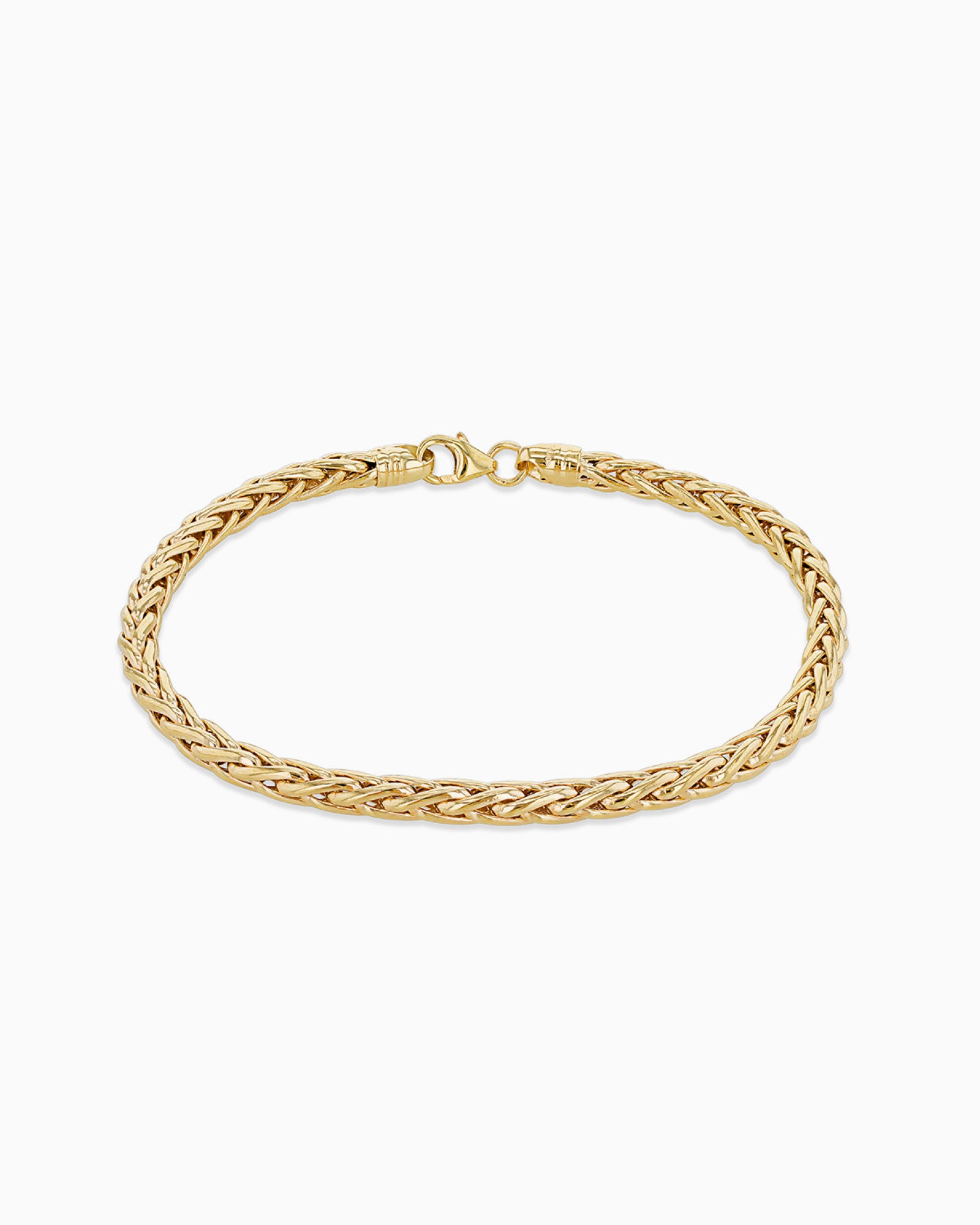 Essentials 9K Gold Wheat Bracelet