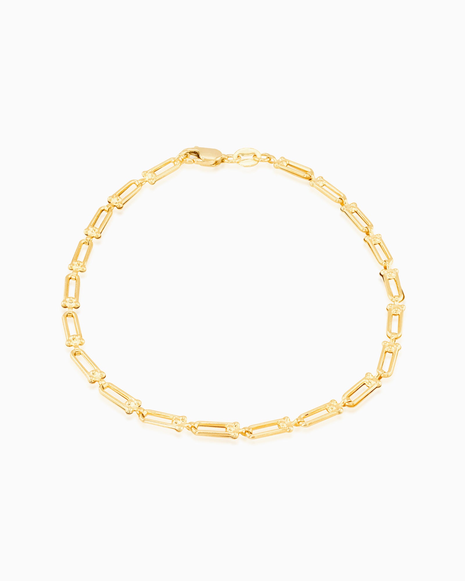 Essentials 9K Gold Industrial Chain Bracelet
