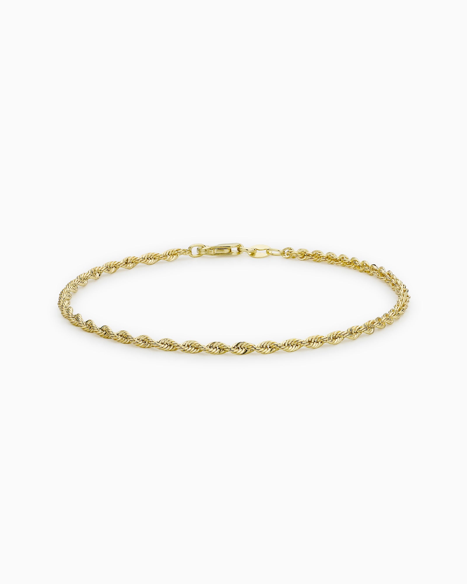 Essentials 9K Gold Twist Chain Bracelet