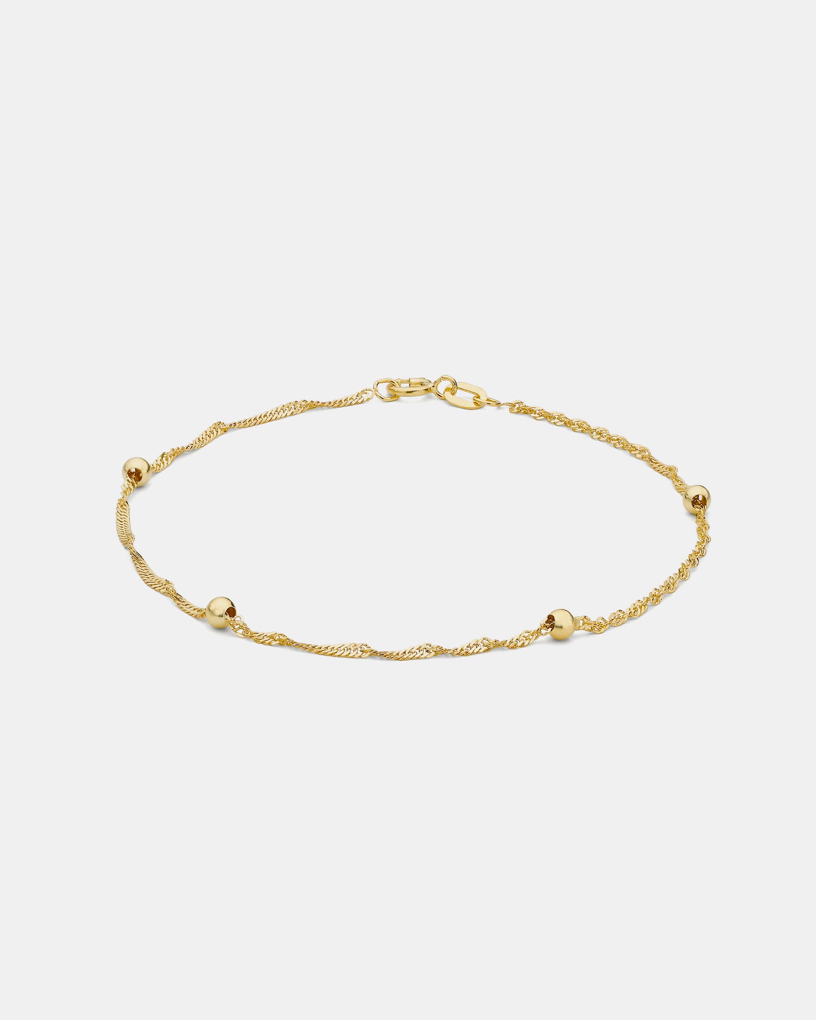 Essentials 9K Gold Twist Bracelet | Zoe Olivia Jewellery Australia