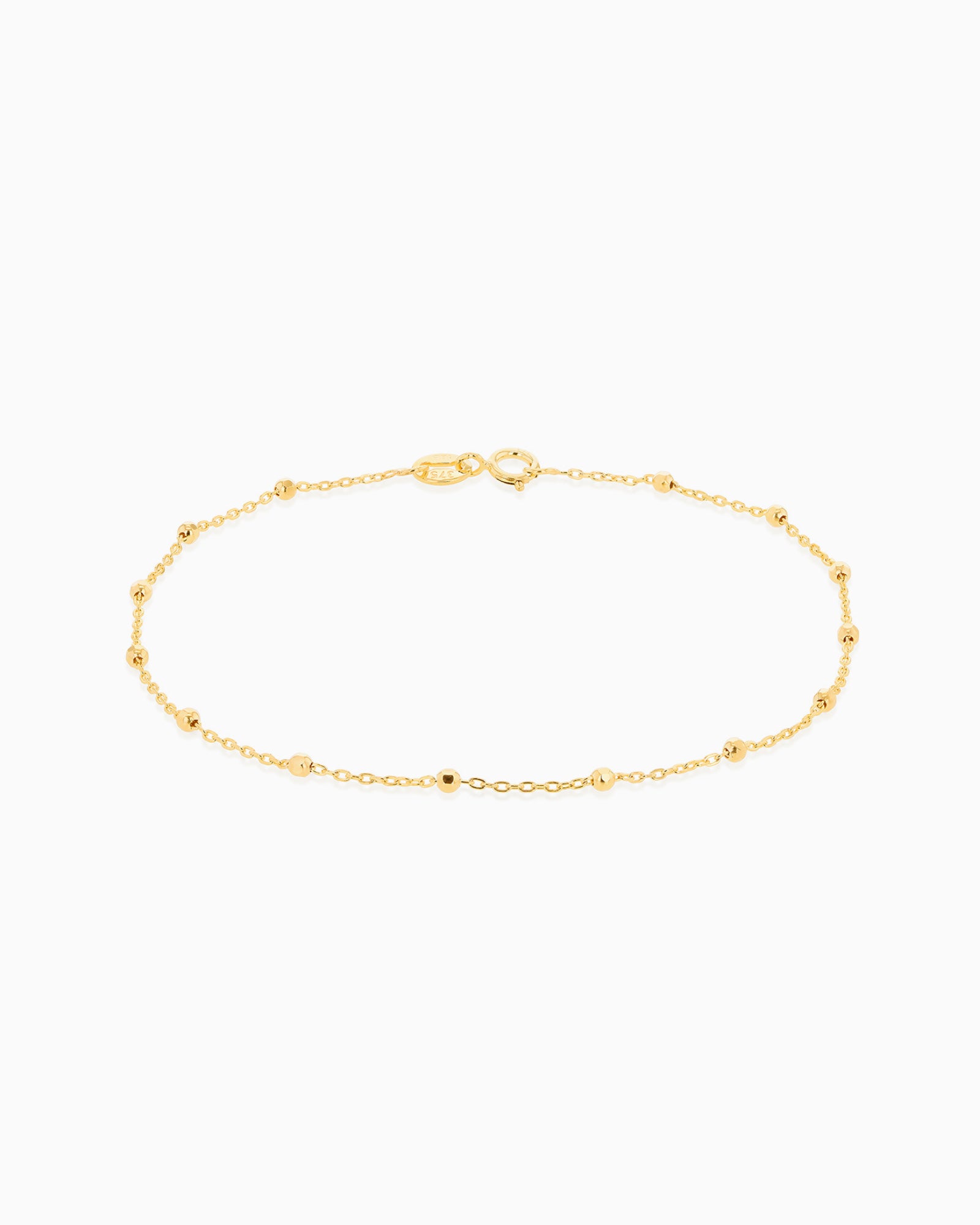 Linea 9K Gold Ball Intermittent Ball Bracelet