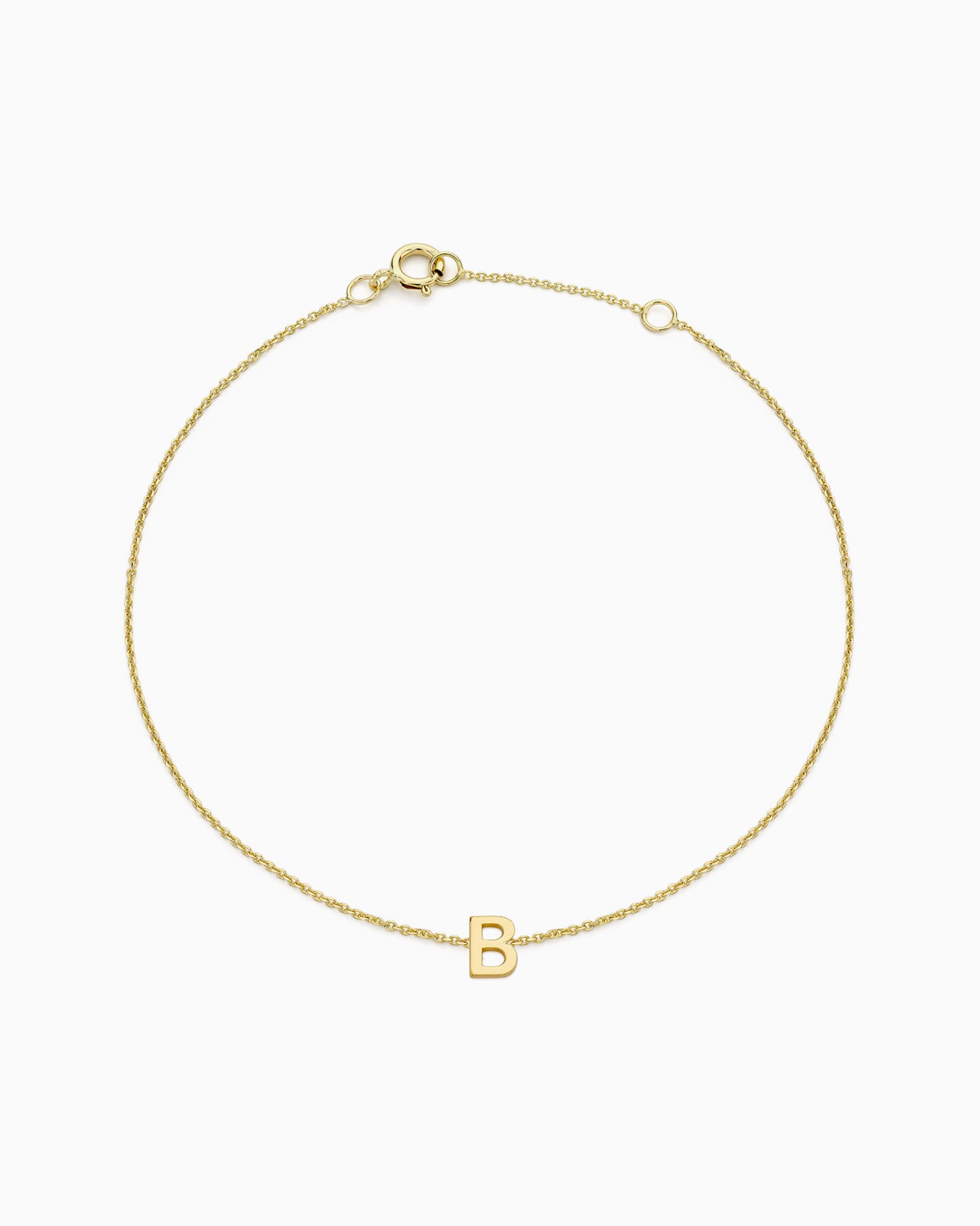 Initials 9K Gold Bracelet | Zoe Olivia Jewellery Australia
