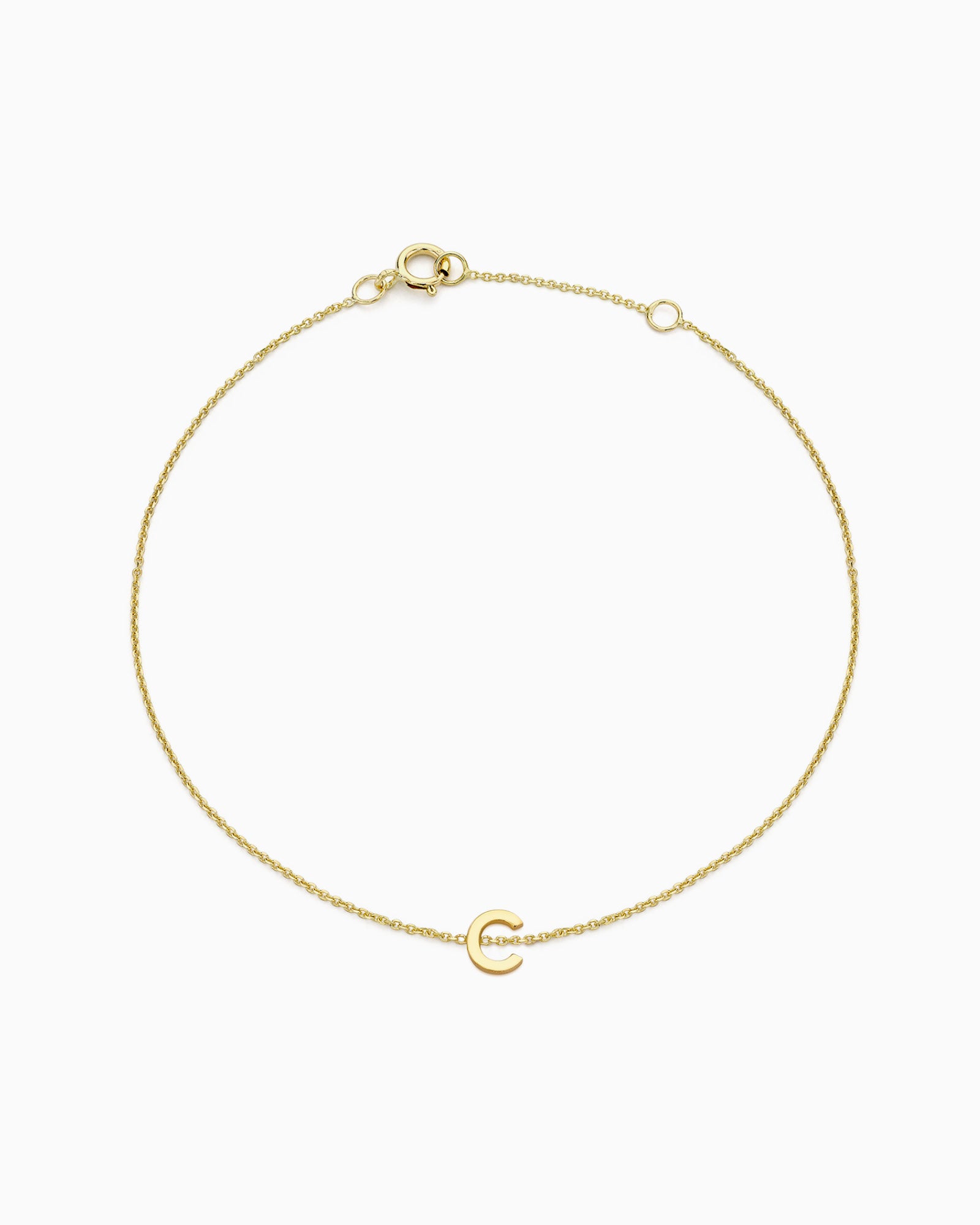 Initials 9K Gold Bracelet | Zoe Olivia Jewellery Australia