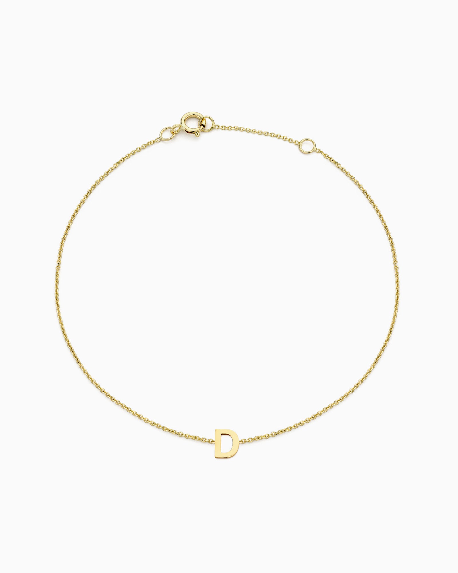 Initials 9K Gold Bracelet | Zoe Olivia Jewellery Australia