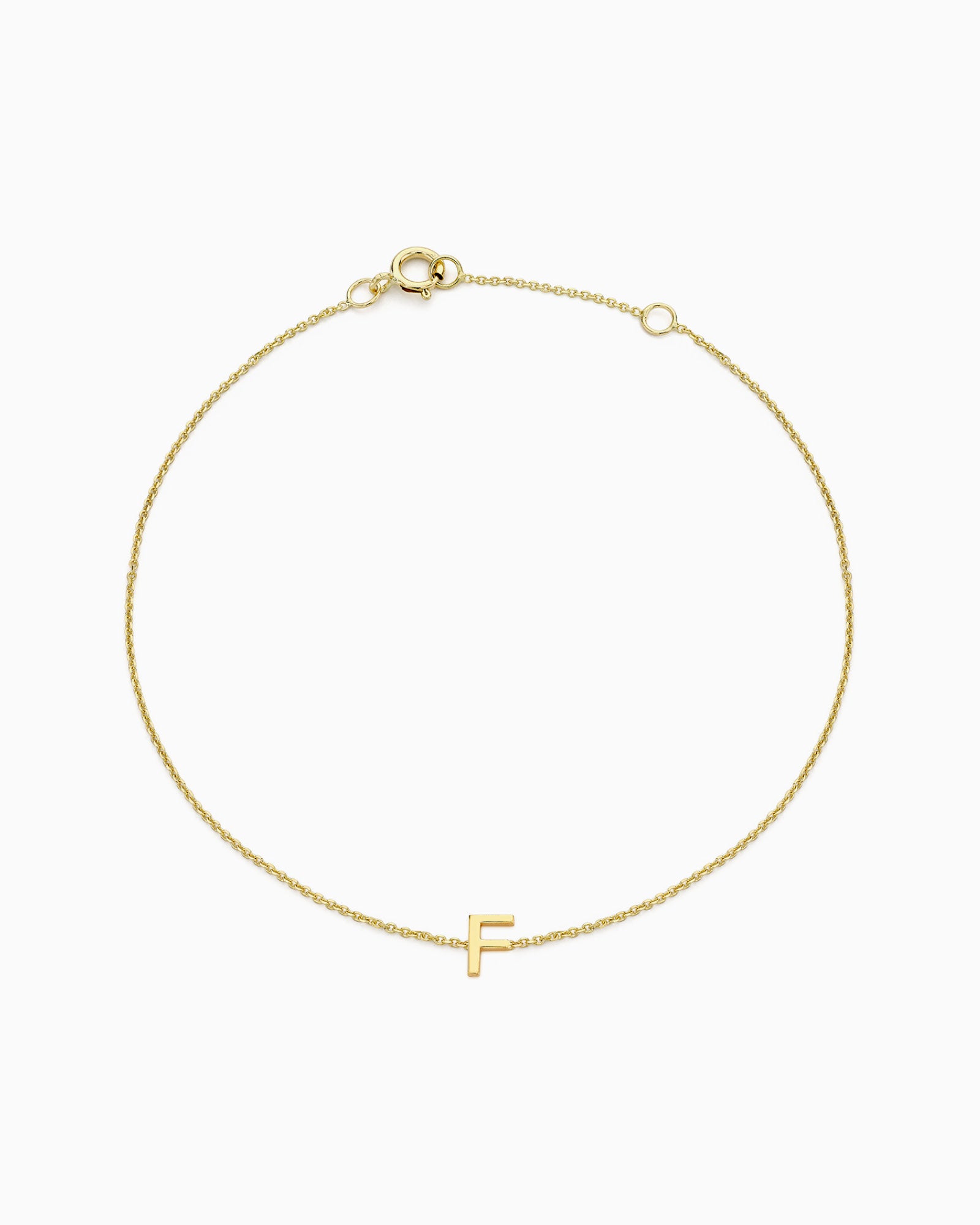 Initials 9K Gold Bracelet | Zoe Olivia Jewellery Australia