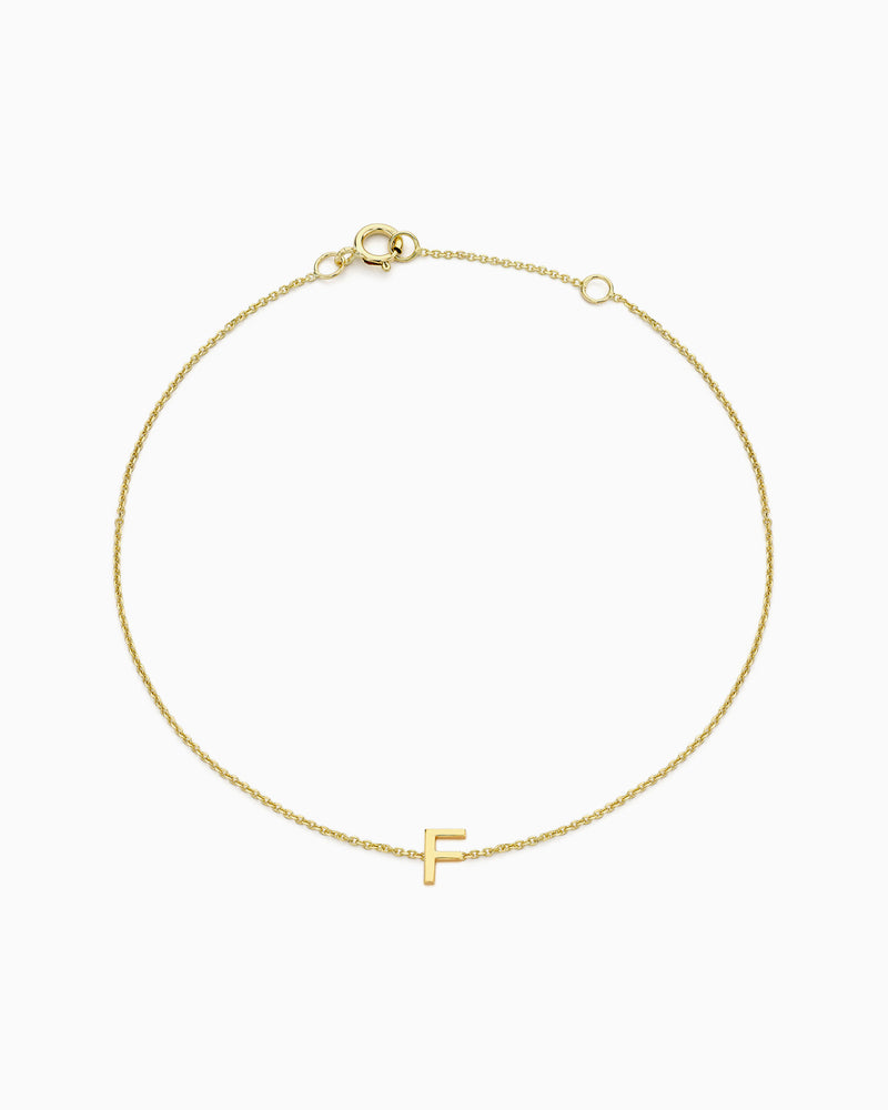 Initials 9K Gold Bracelet | Zoe Olivia Jewellery Australia