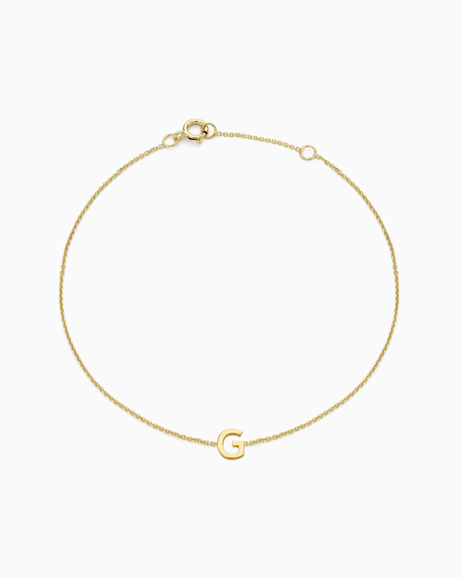 Initials 9K Gold Bracelet | Zoe Olivia Jewellery Australia