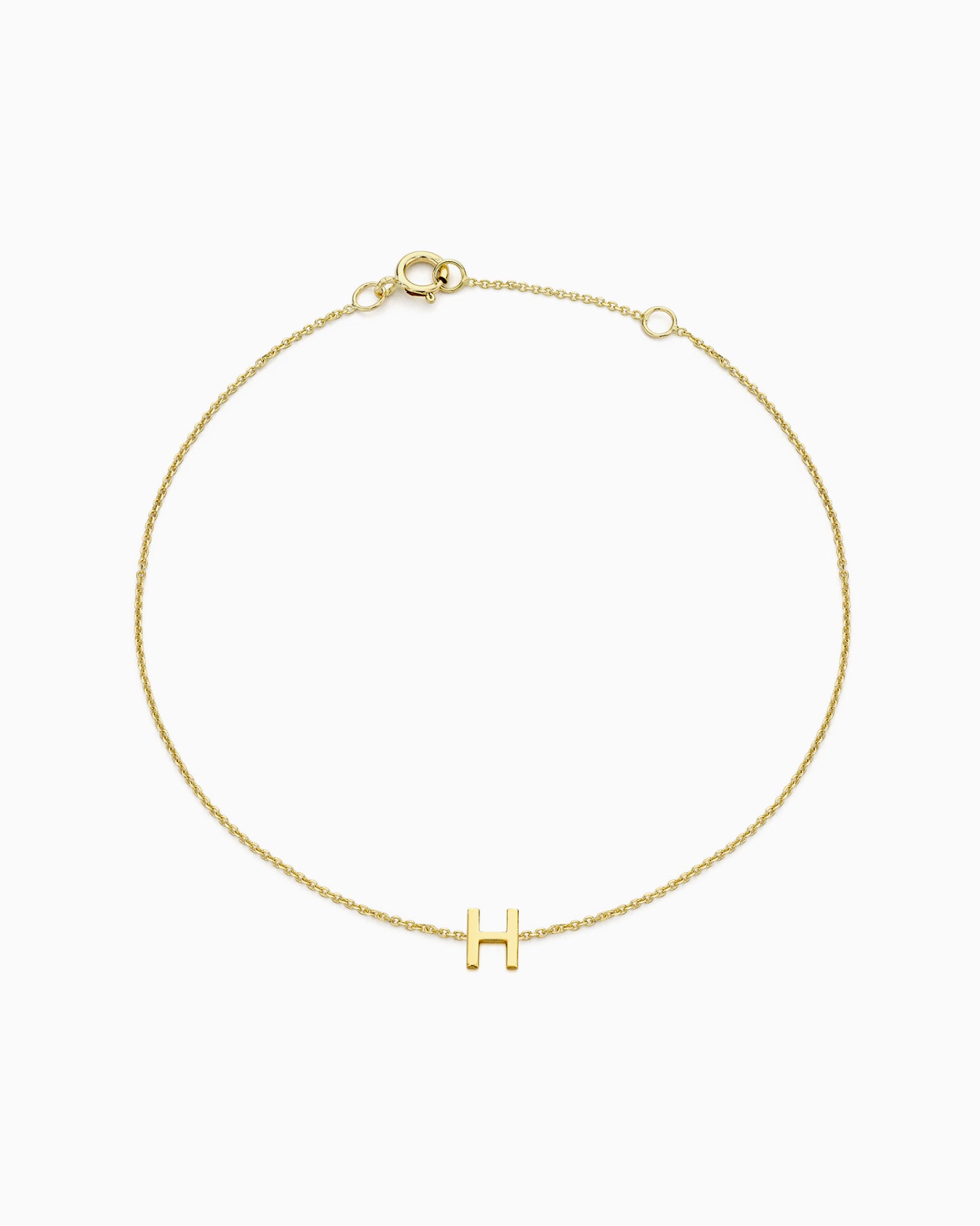 Initials 9K Gold Bracelet | Zoe Olivia Jewellery Australia