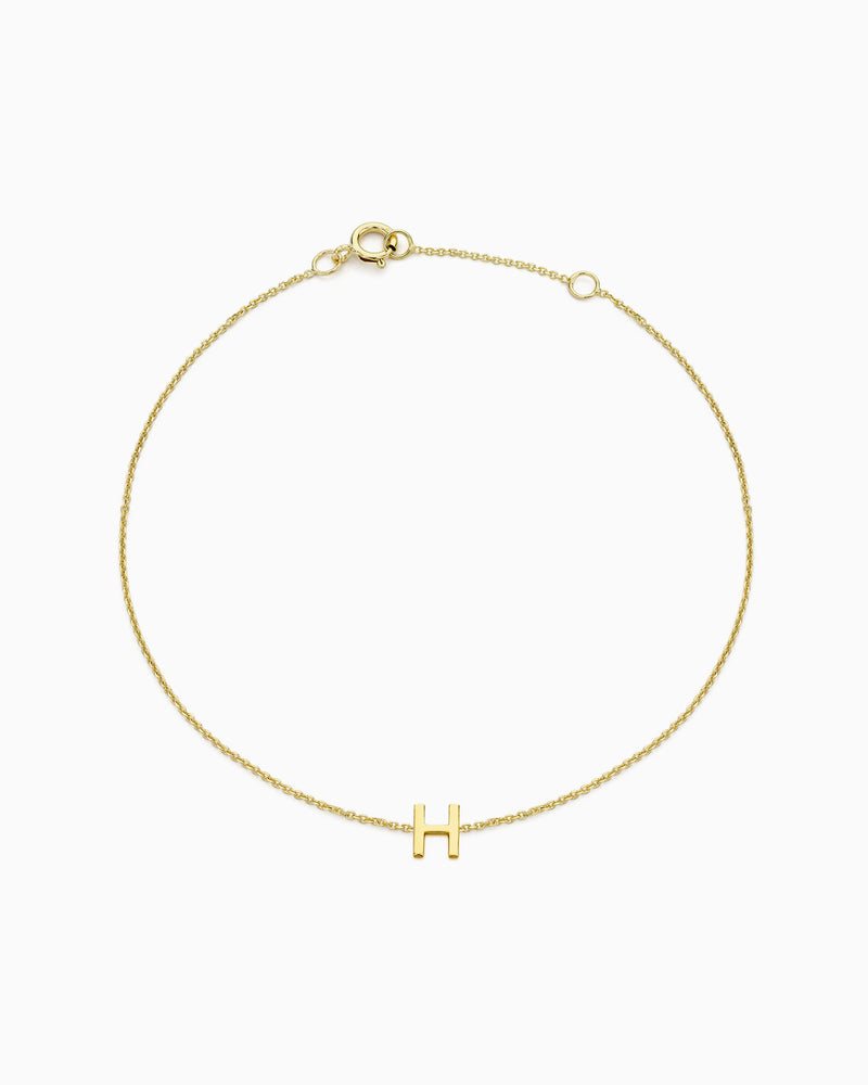 Initials 9K Gold Bracelet | Zoe Olivia Jewellery Australia