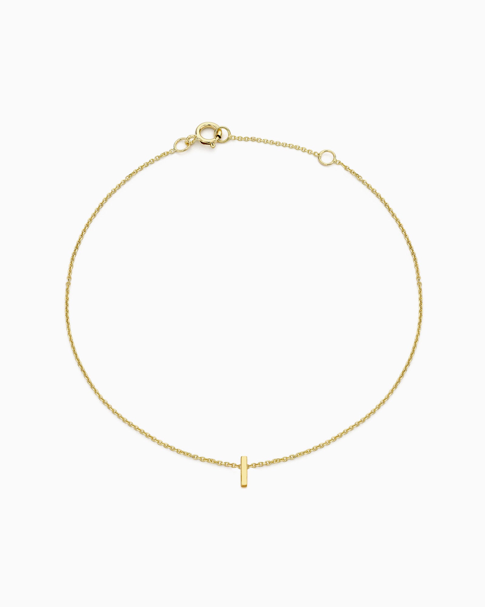 Initials 9K Gold Bracelet | Zoe Olivia Jewellery Australia