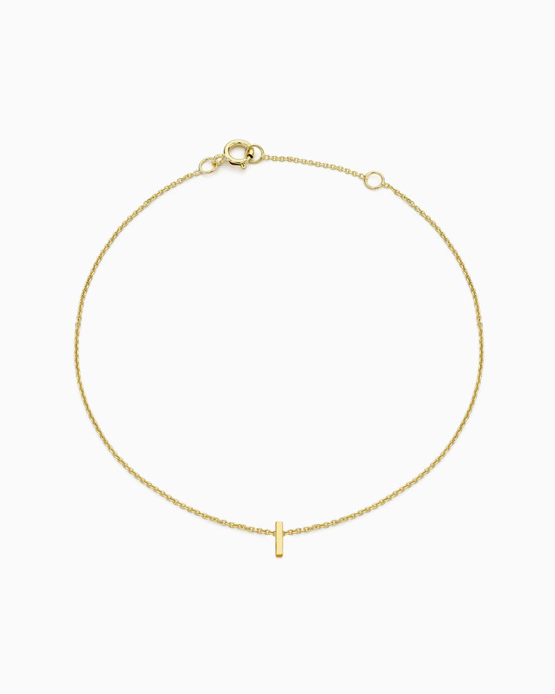 Initials 9K Gold Bracelet | Zoe Olivia Jewellery Australia