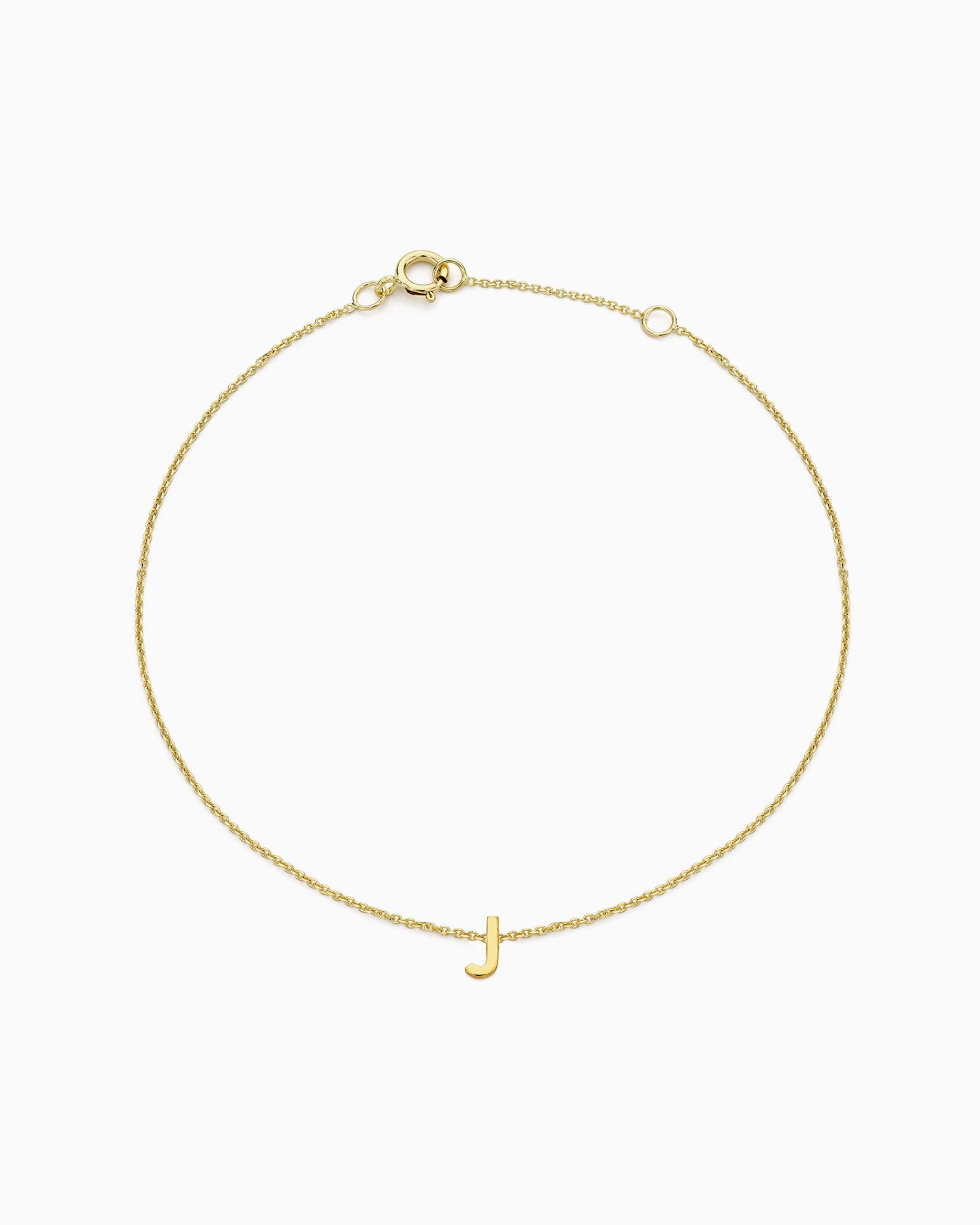 Initials 9K Gold Bracelet | Zoe Olivia Jewellery Australia
