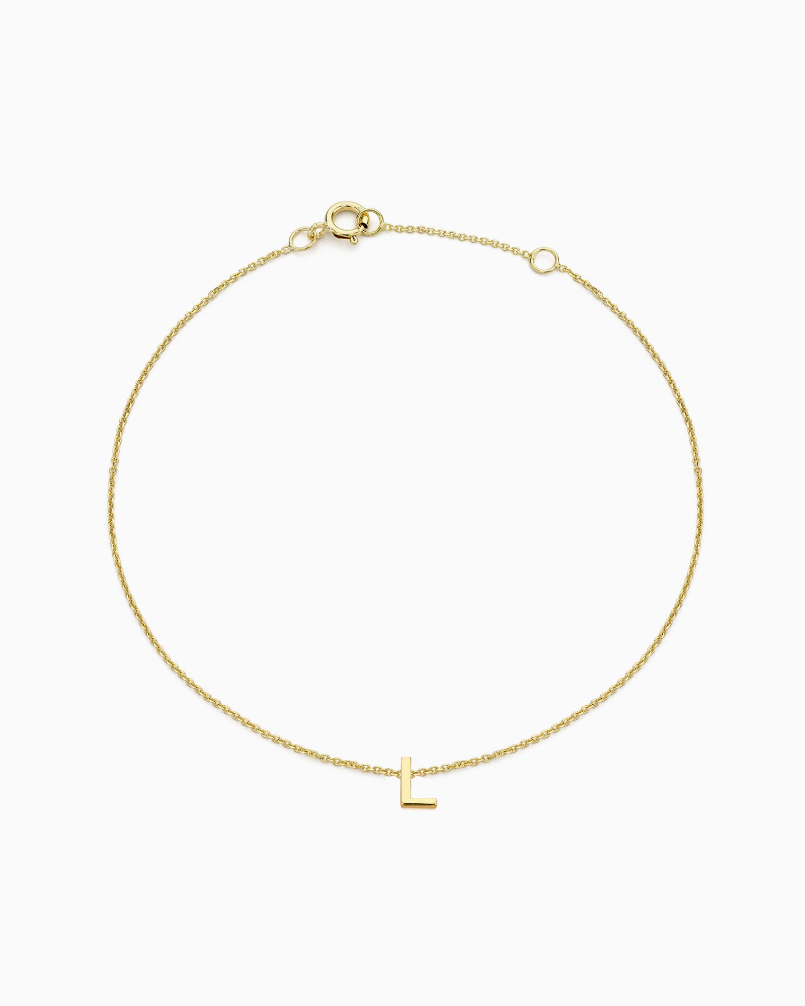 Initials 9K Gold Bracelet | Zoe Olivia Jewellery Australia