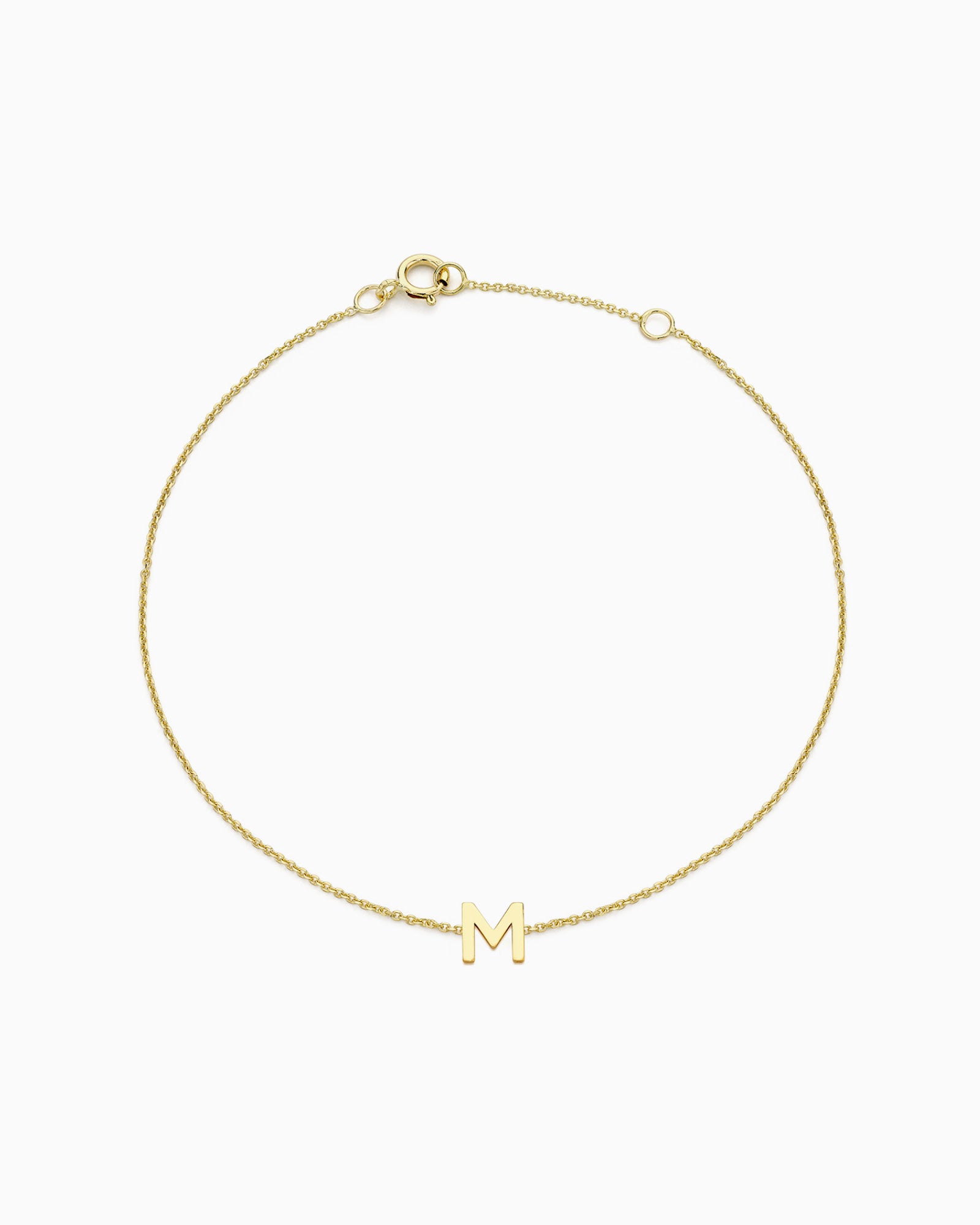 Initials 9K Gold Bracelet | Zoe Olivia Jewellery Australia