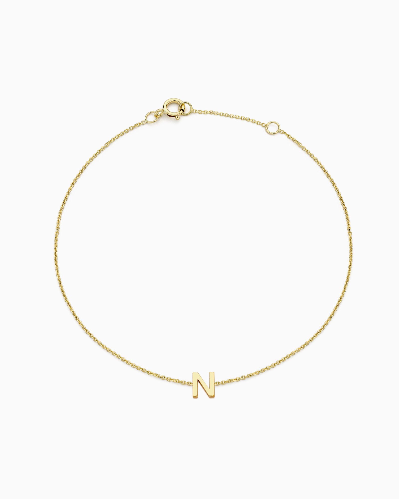 Initials 9K Gold Bracelet | Zoe Olivia Jewellery Australia