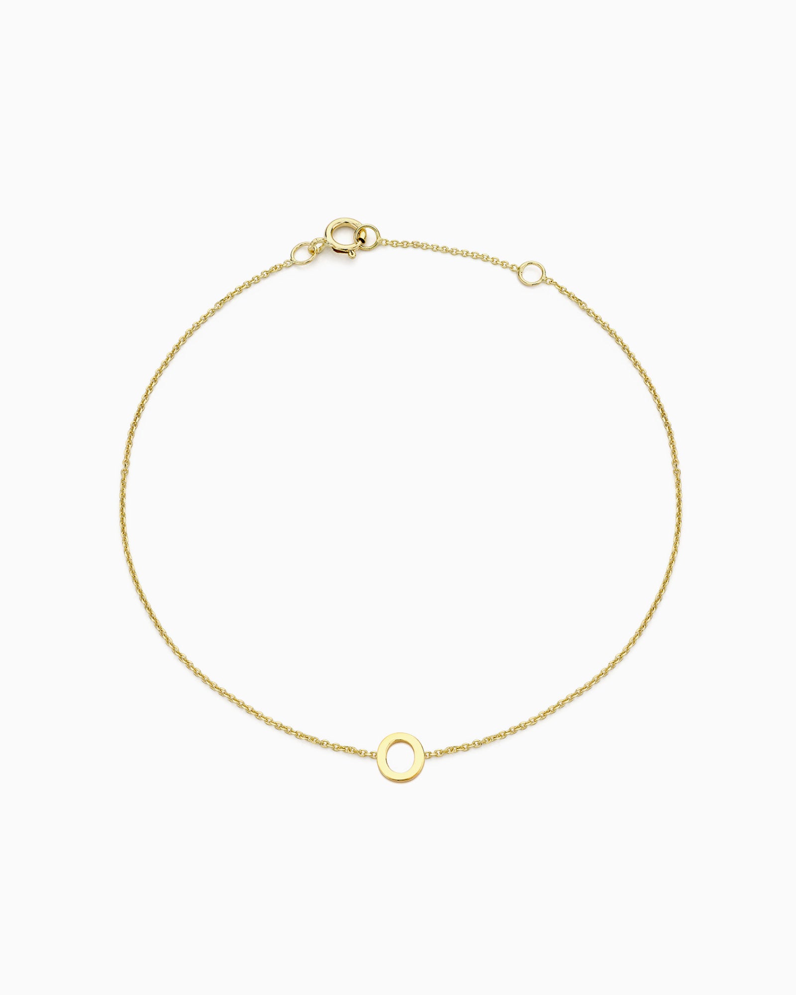 Initials 9K Gold Bracelet | Zoe Olivia Jewellery Australia