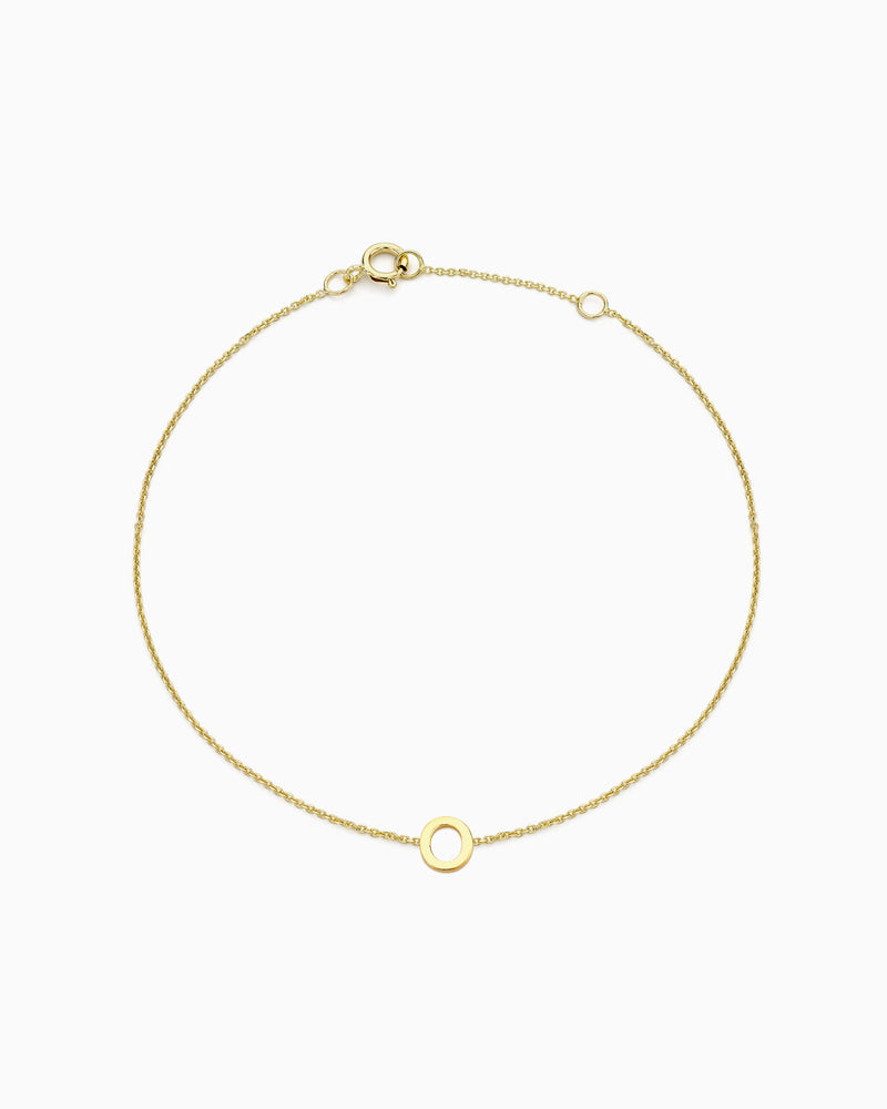Initials 9K Gold Bracelet | Zoe Olivia Jewellery Australia