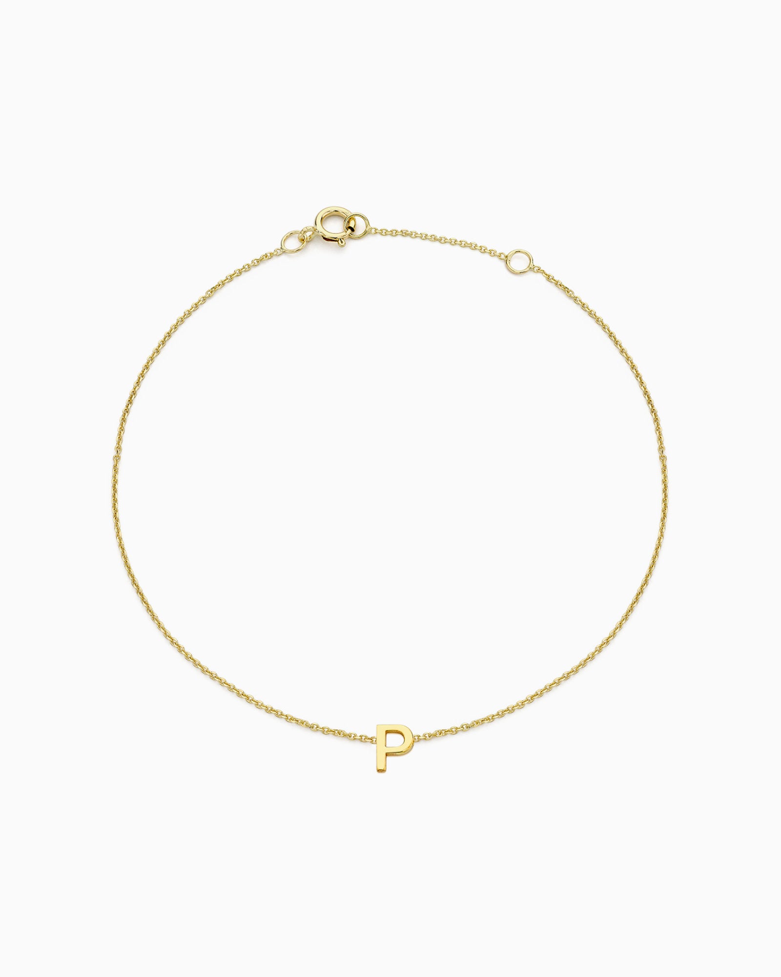 Initials 9K Gold Bracelet | Zoe Olivia Jewellery Australia