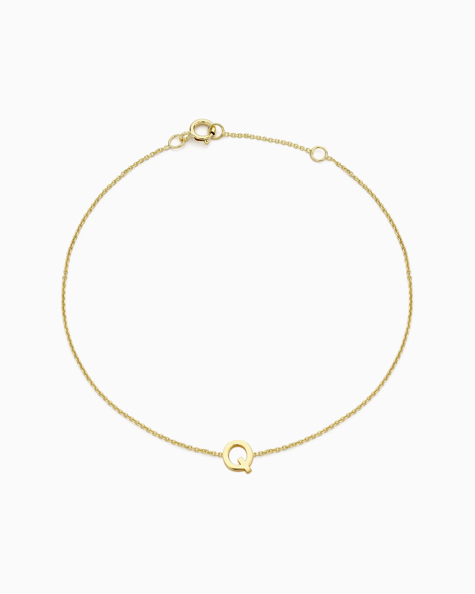 Initials 9K Gold Bracelet | Zoe Olivia Jewellery Australia