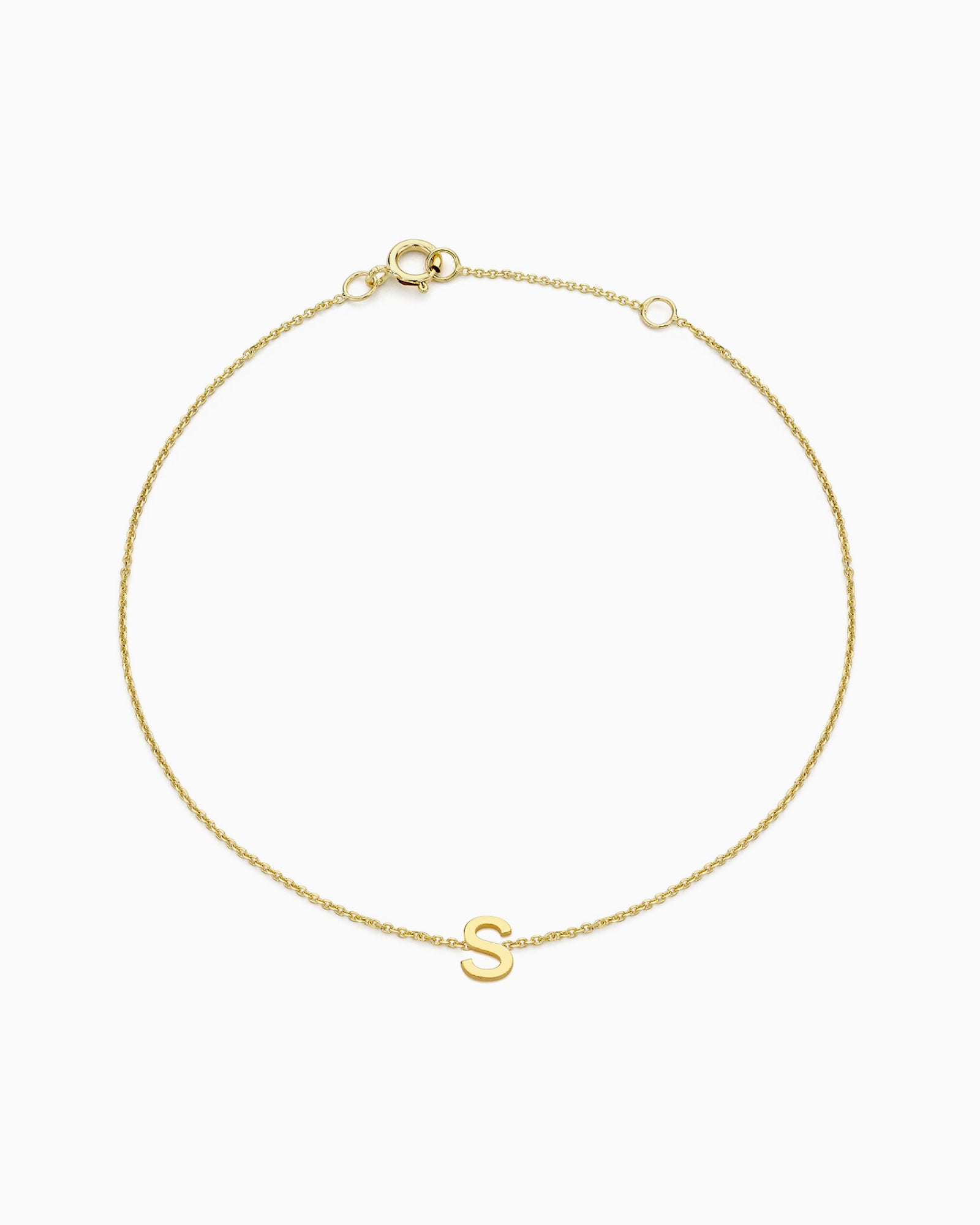 Initials 9K Gold Bracelet | Zoe Olivia Jewellery Australia