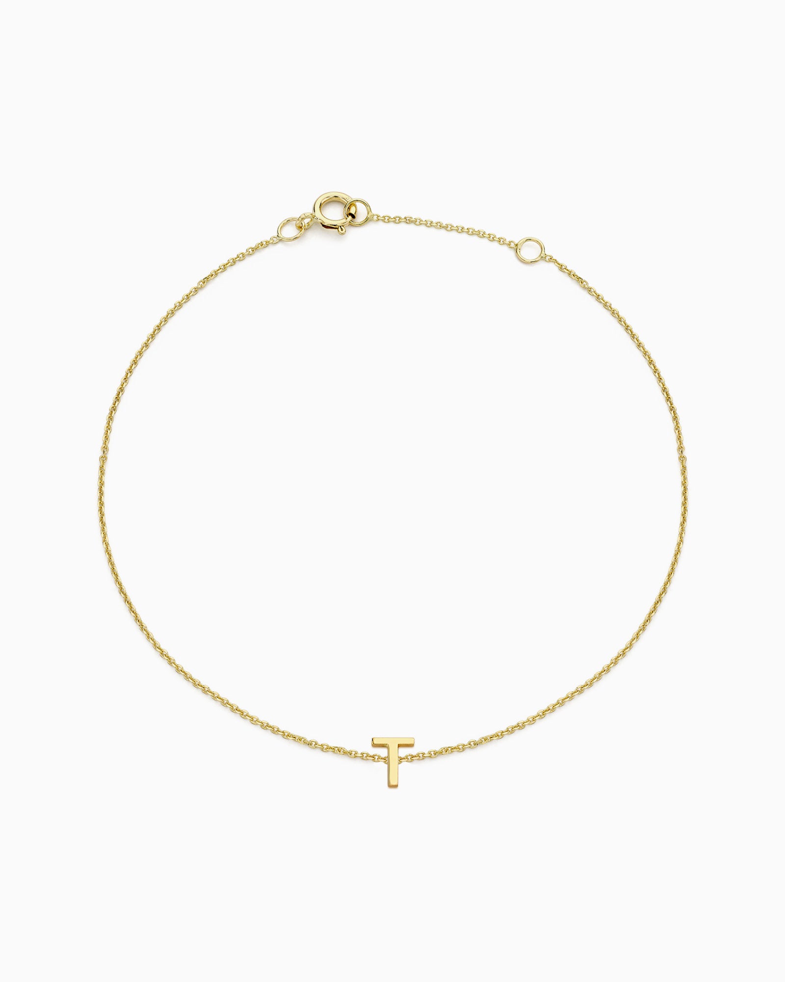 Initials 9K Gold Bracelet | Zoe Olivia Jewellery Australia