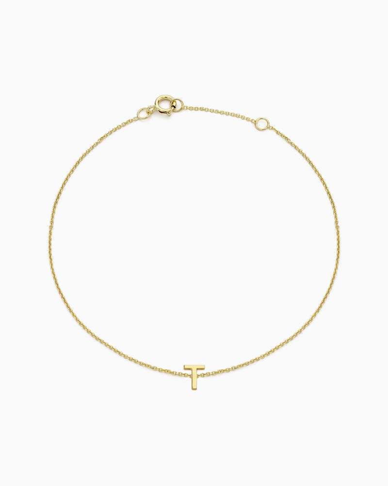 Initials 9K Gold Bracelet | Zoe Olivia Jewellery Australia