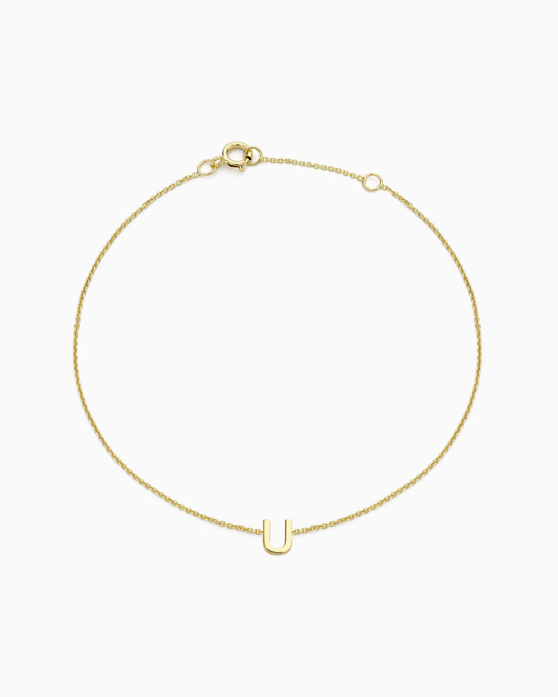 Initials 9K Gold Bracelet | Zoe Olivia Jewellery Australia