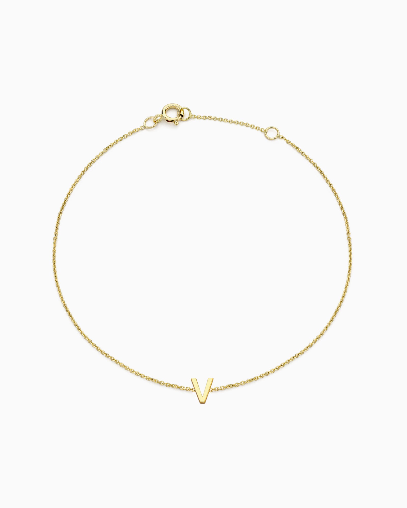 Initials 9K Gold Bracelet | Zoe Olivia Jewellery Australia