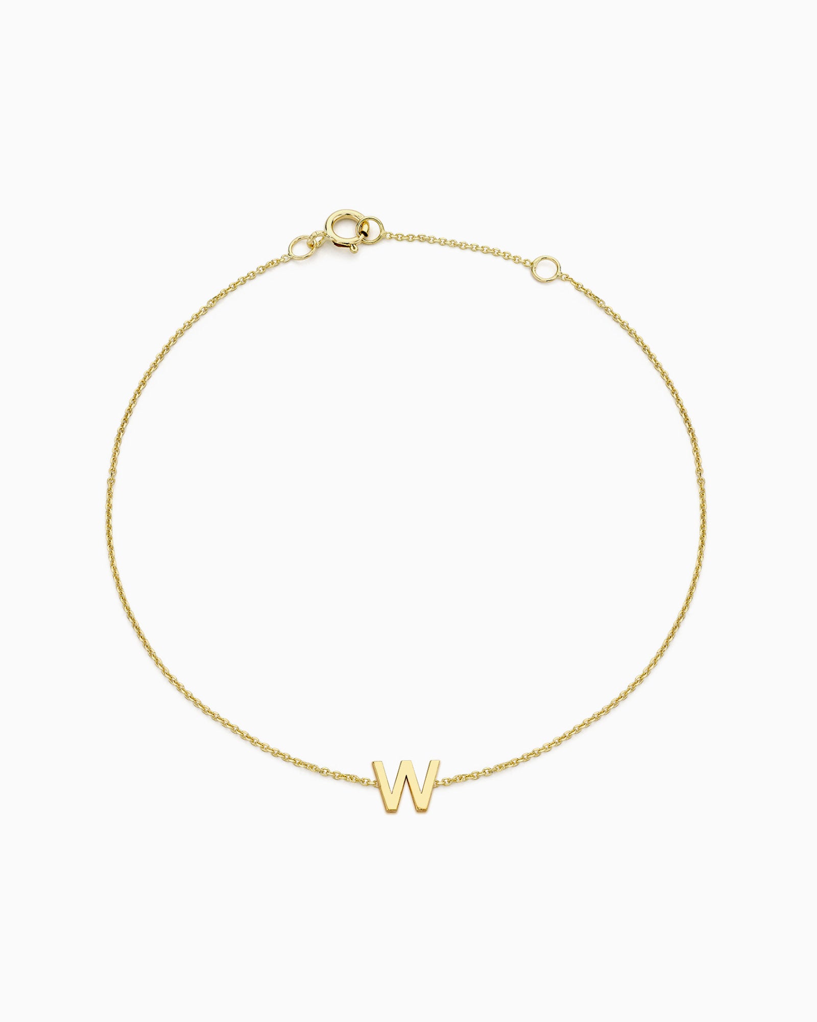 Initials 9K Gold Bracelet | Zoe Olivia Jewellery Australia