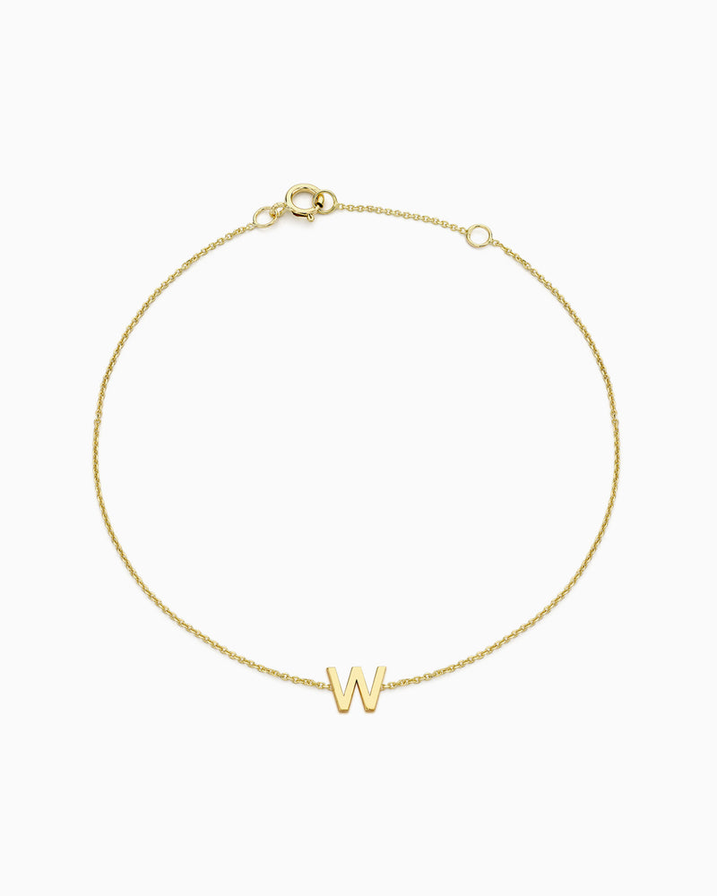 Initials 9K Gold Bracelet | Zoe Olivia Jewellery Australia