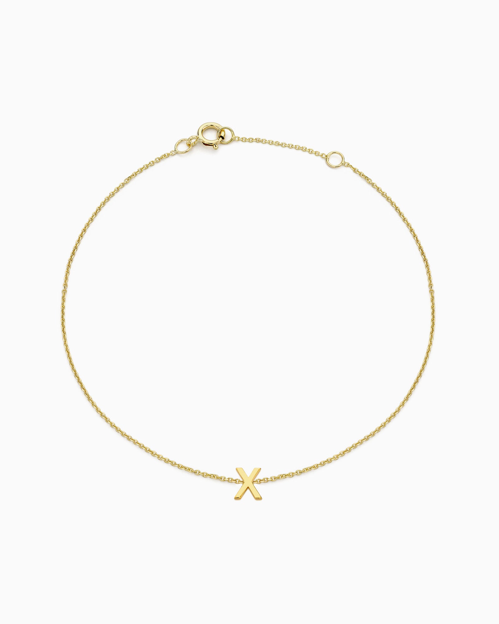 Initials 9K Gold Bracelet | Zoe Olivia Jewellery Australia