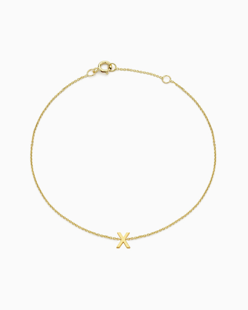 Initials 9K Gold Bracelet | Zoe Olivia Jewellery Australia