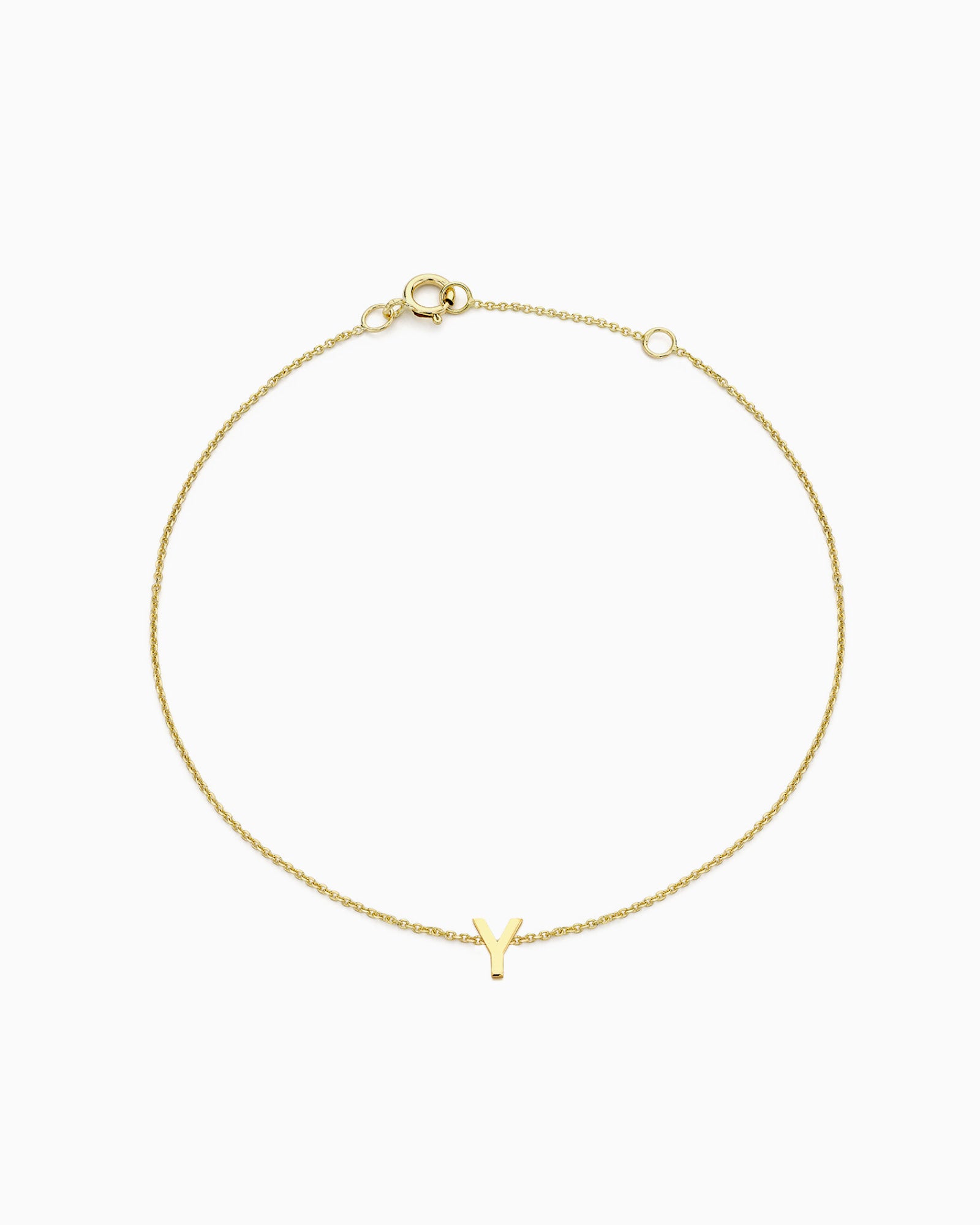 Initials 9K Gold Bracelet | Zoe Olivia Jewellery Australia