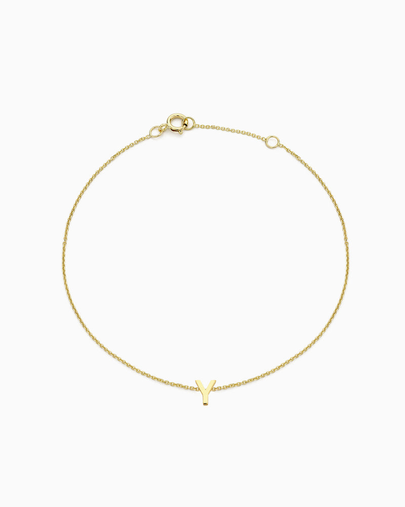 Initials 9K Gold Bracelet | Zoe Olivia Jewellery Australia