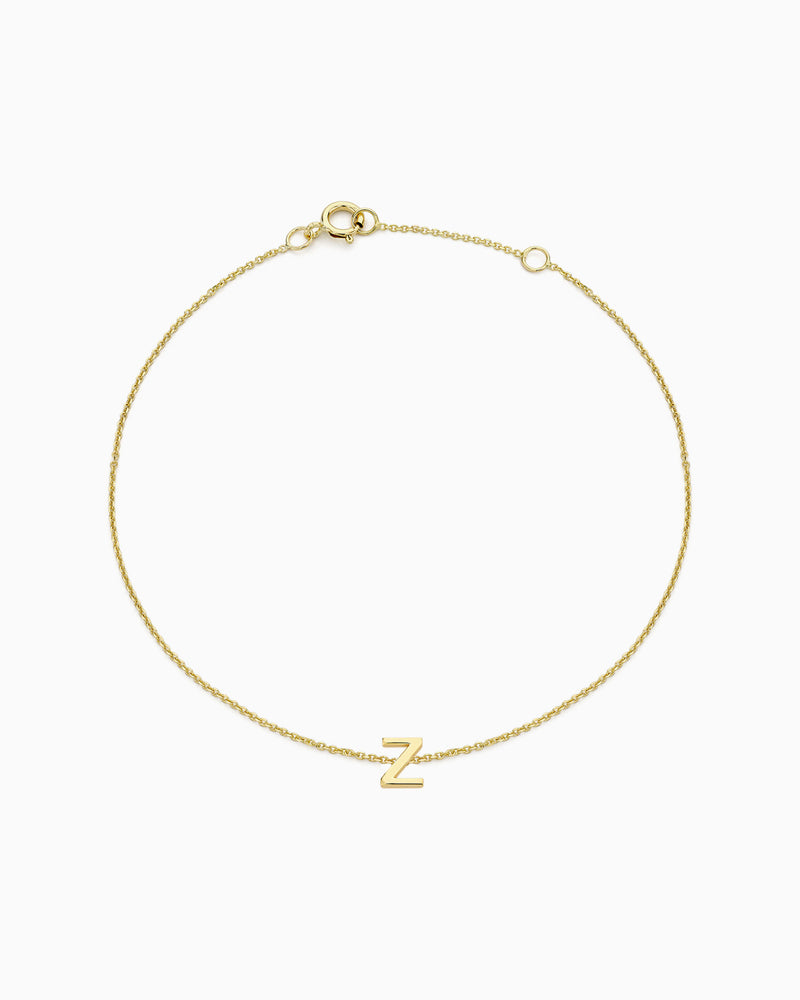 Initials 9K Gold Bracelet | Zoe Olivia Jewellery Australia