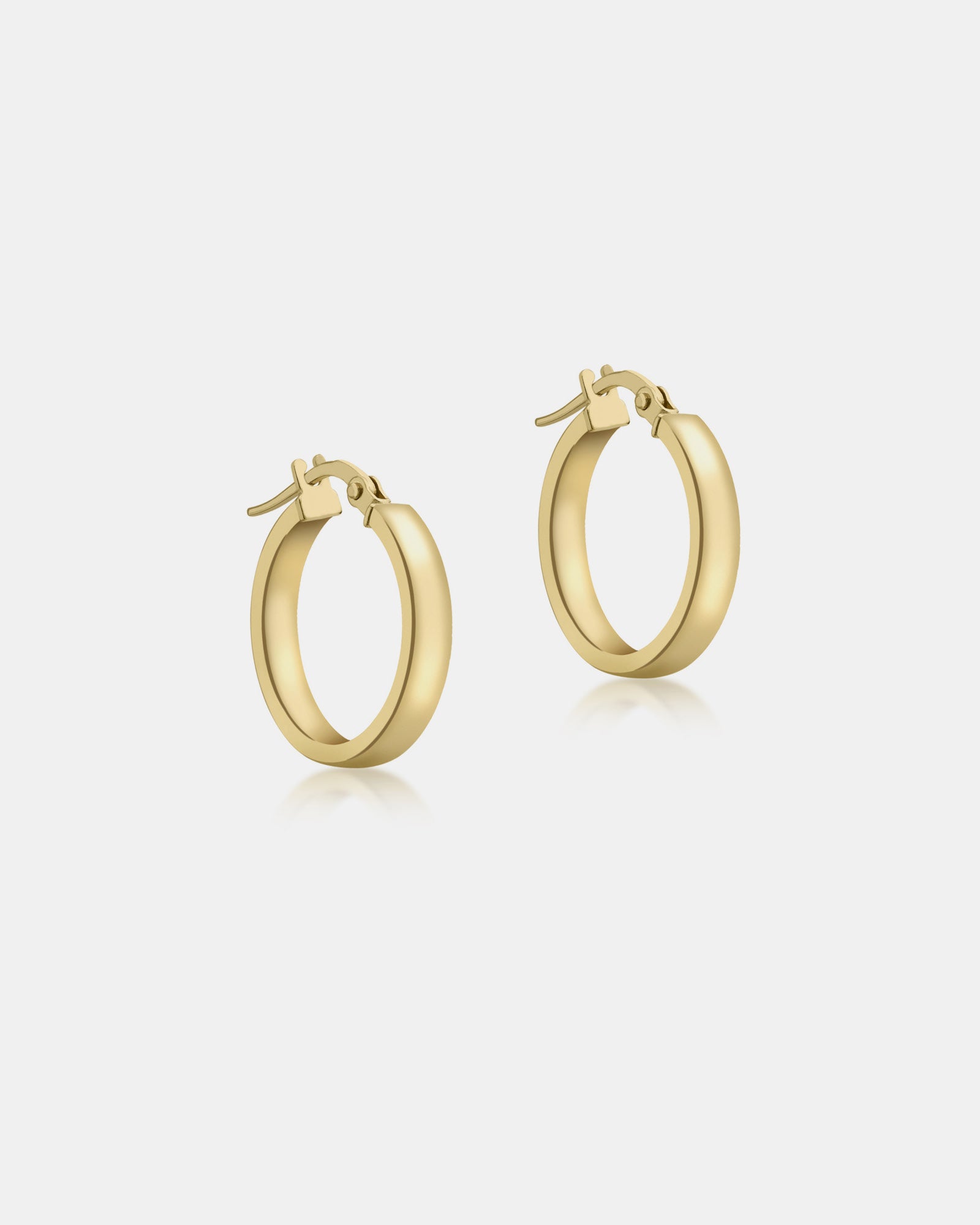 Essentials 9K Gold Thin Hoops | Zoe Olivia Jewellery Australia