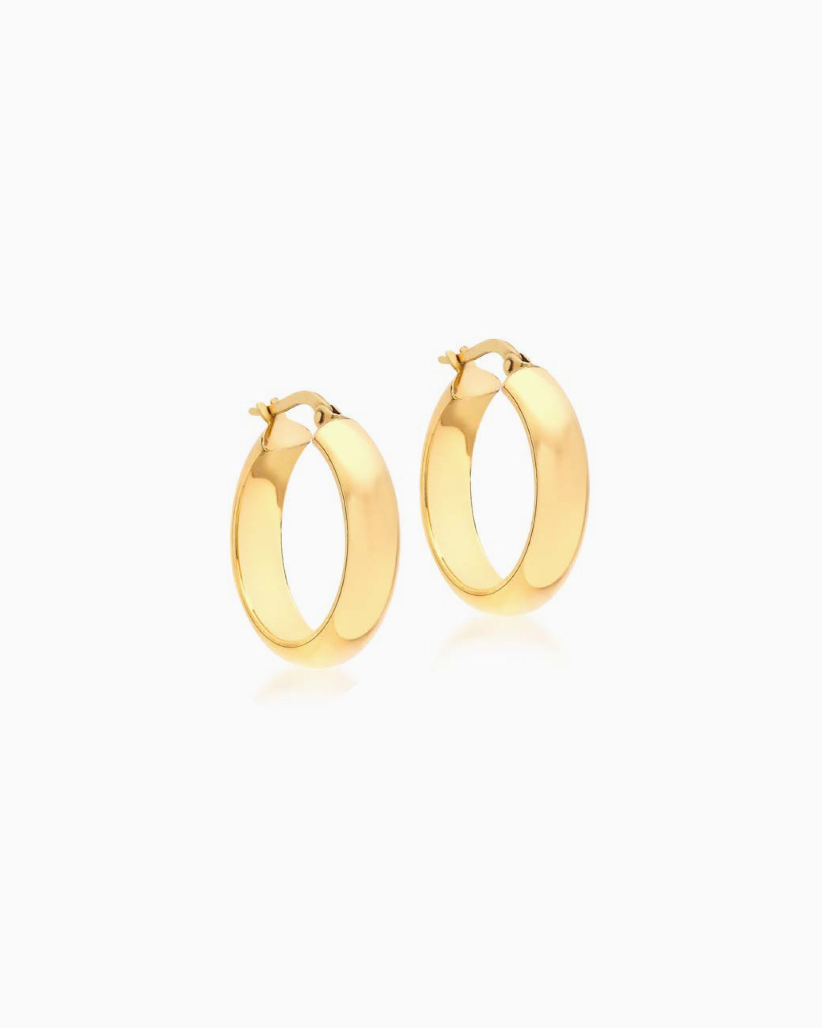 Essentials 9K Gold Creole Hoop Earrings