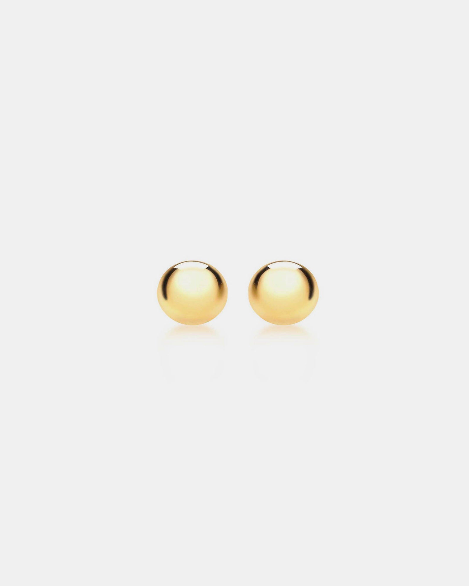 Essentials 9K Gold Medium Ball Studs | Zoe Olivia Jewellery Australia
