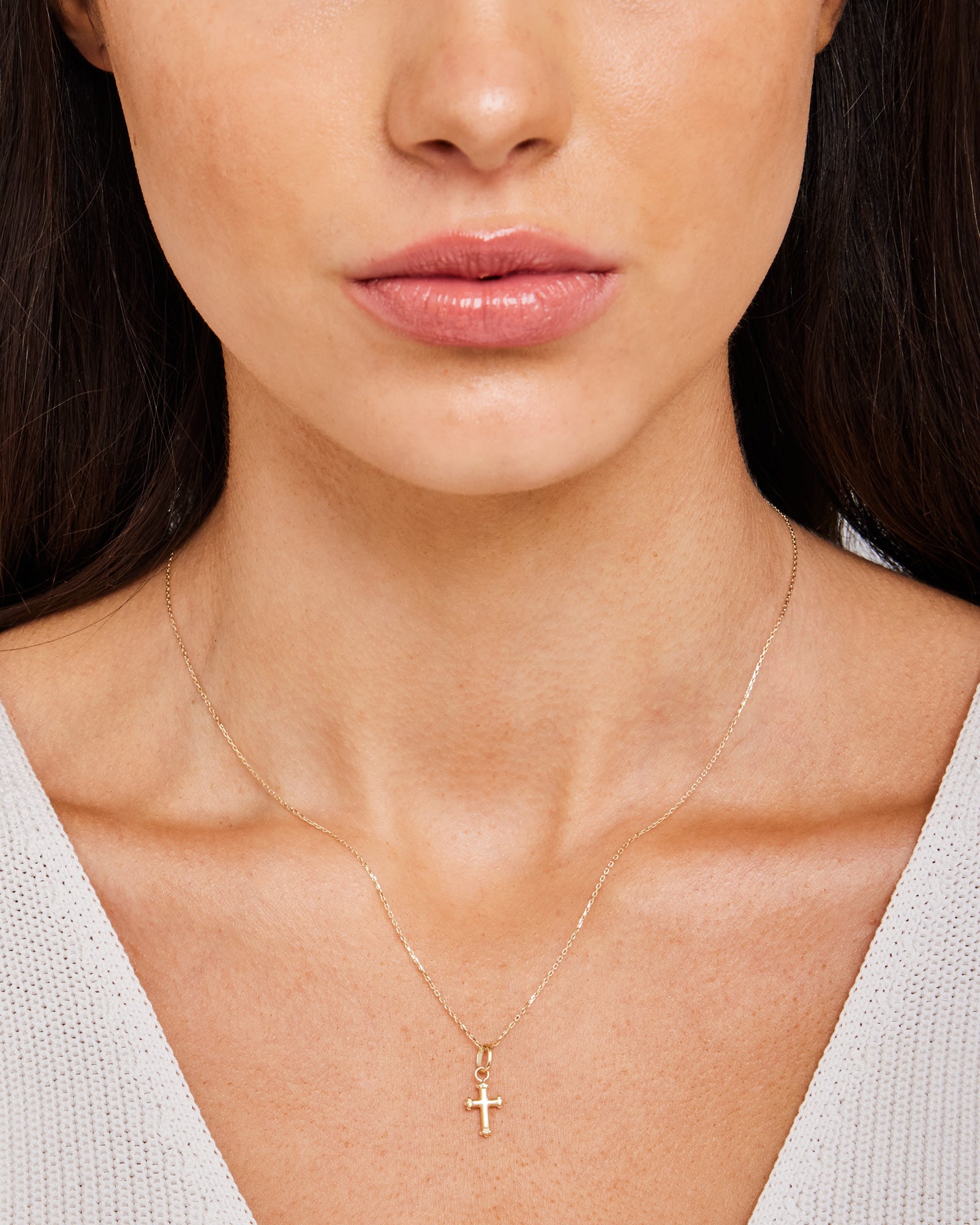 9K Gold Cross Pendant