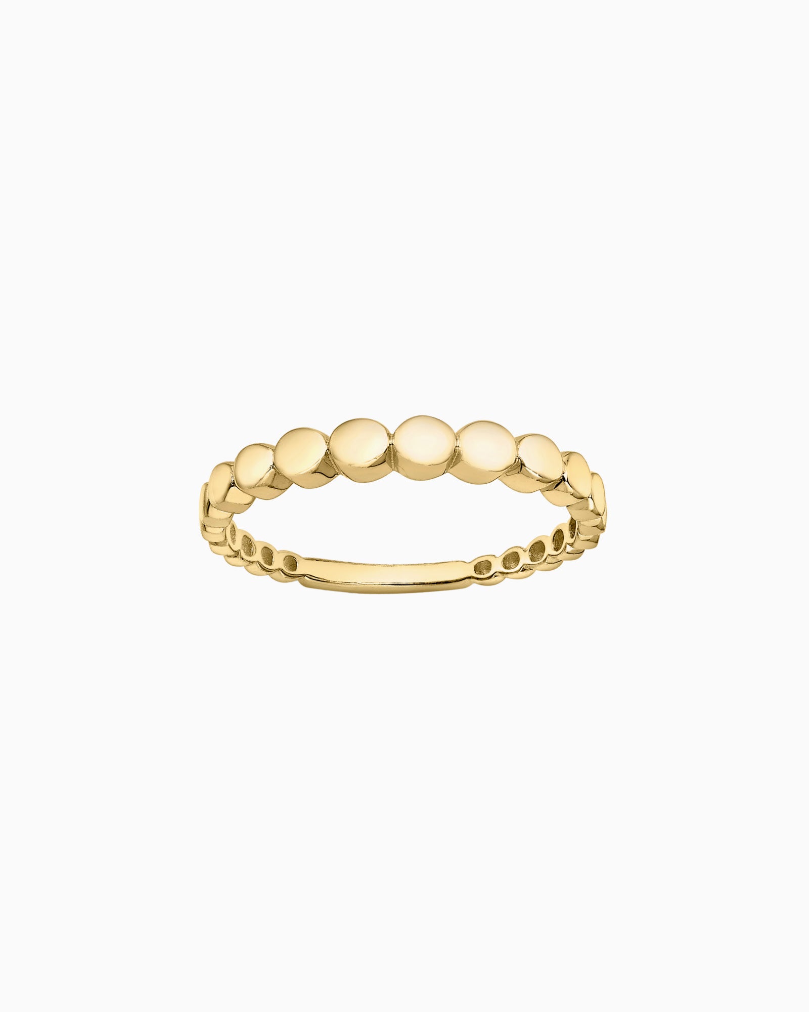 Linea 9K Gold Graduated Circles Ring