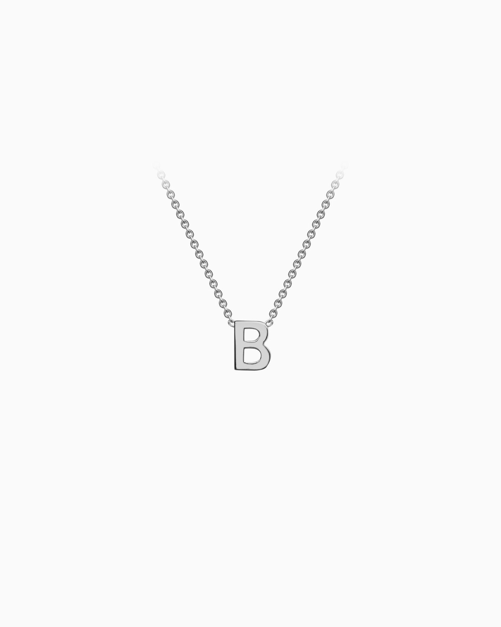 Initials 9K Silver Necklace | Zoe Olivia Jewellery Australia