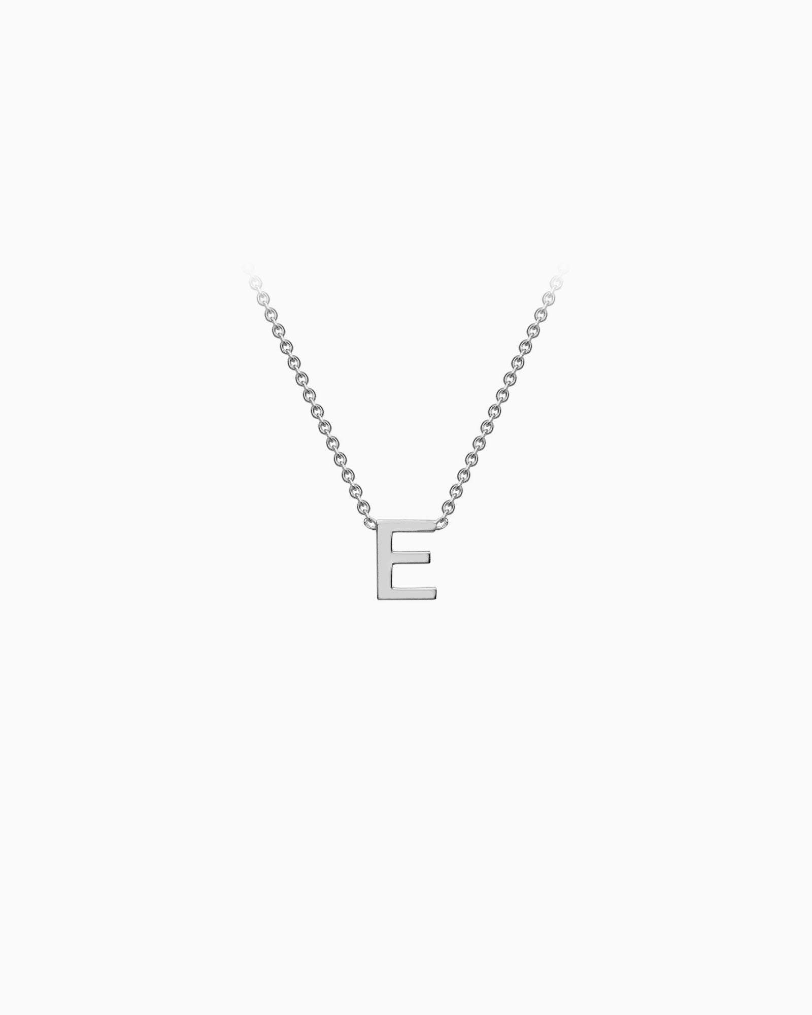 Initials 9K Silver Necklace | Zoe Olivia Jewellery Australia