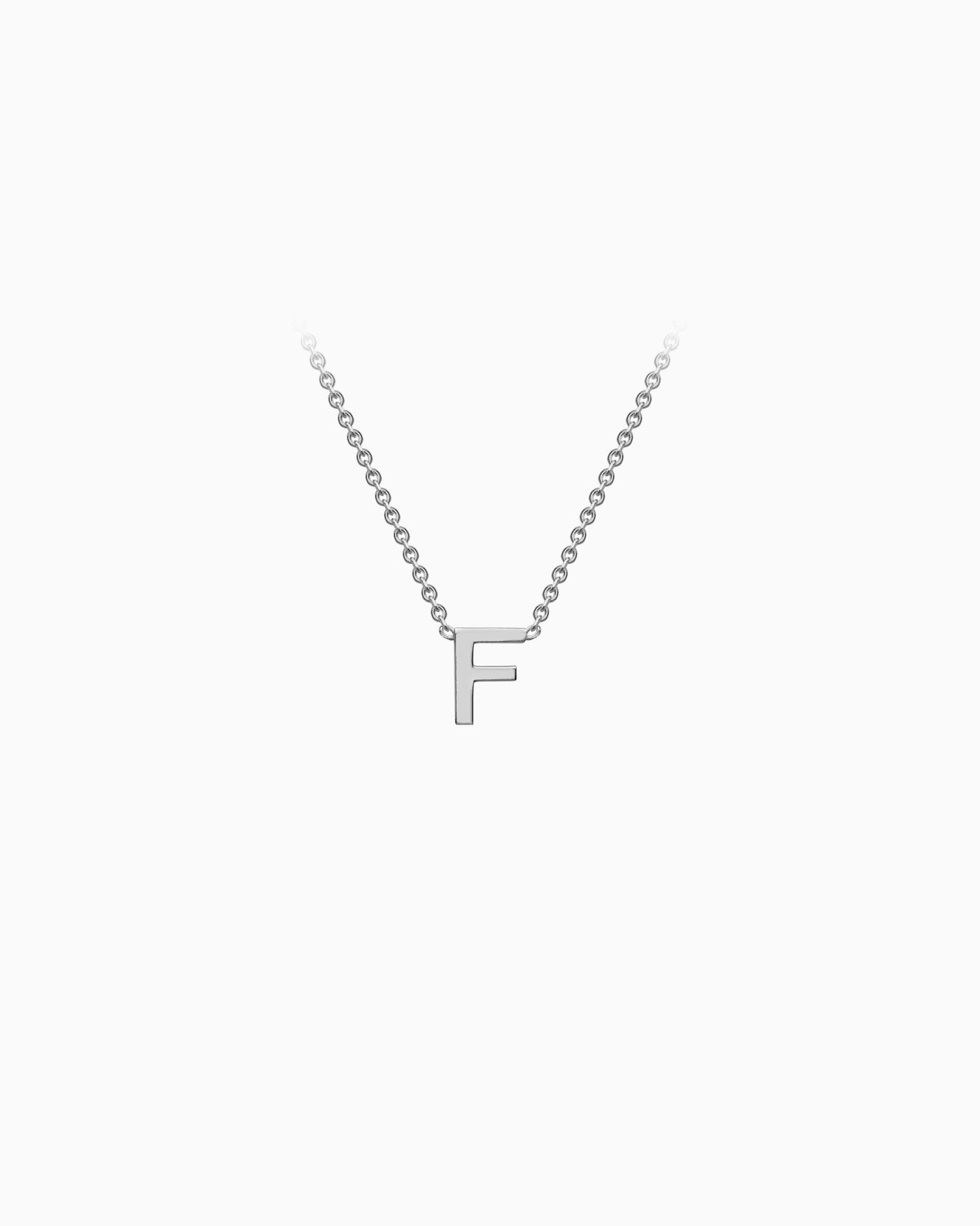 Initials 9K Silver Necklace | Zoe Olivia Jewellery Australia