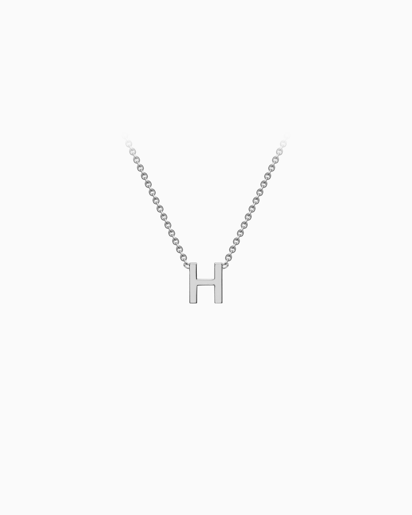 Initials 9K Silver Necklace | Zoe Olivia Jewellery Australia
