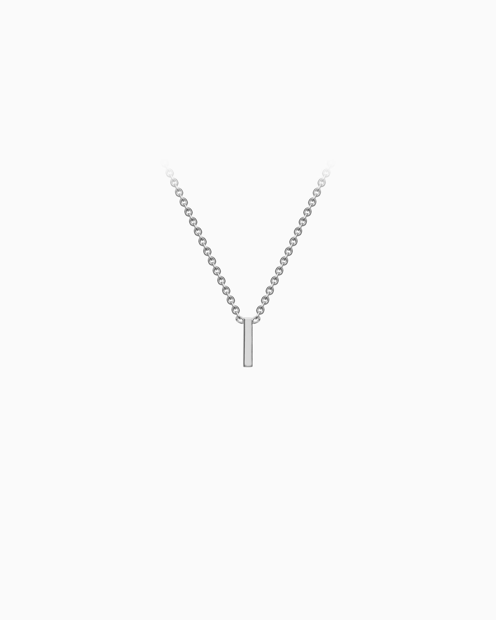 Initials 9K Silver Necklace | Zoe Olivia Jewellery Australia